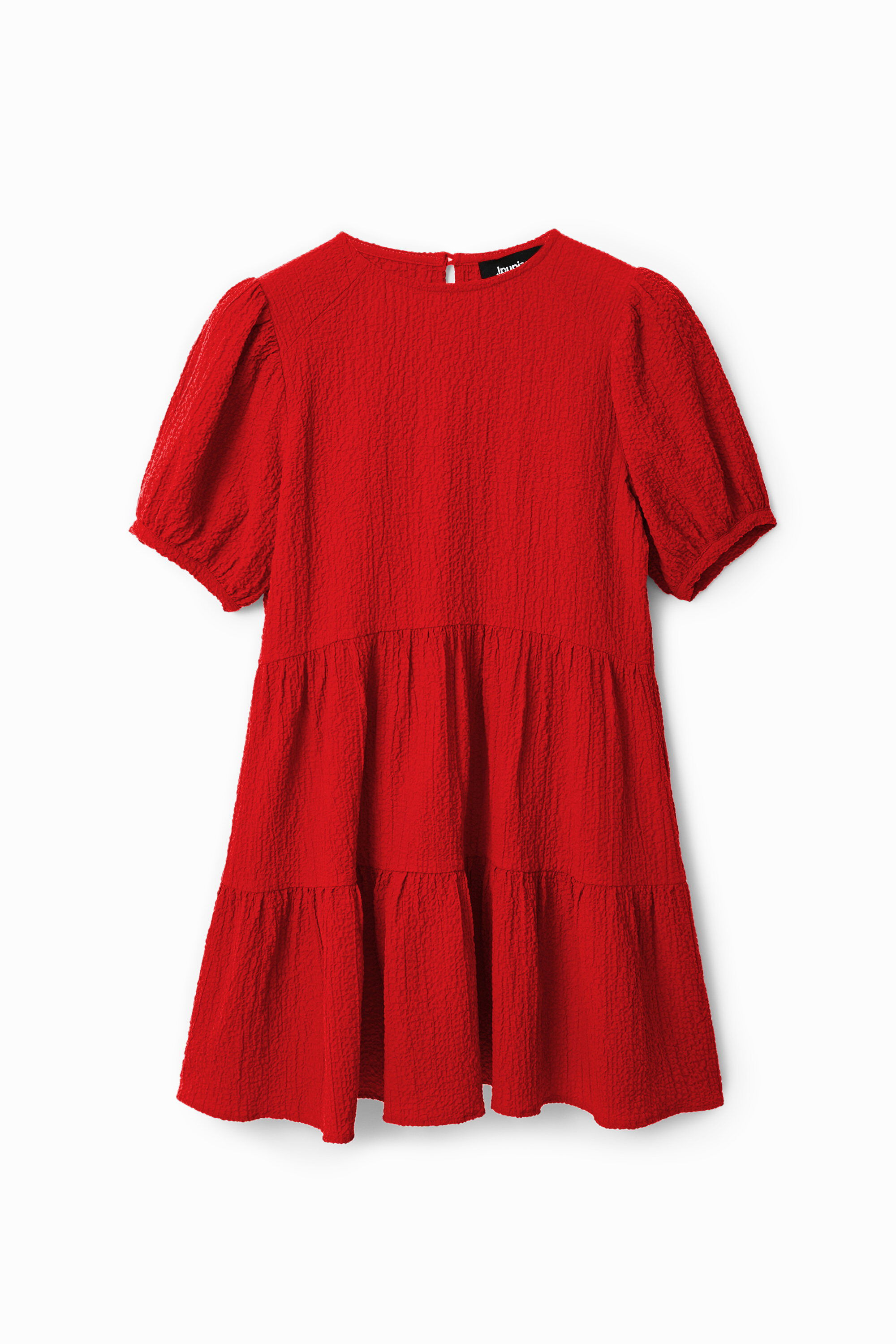 Vestido corto textura