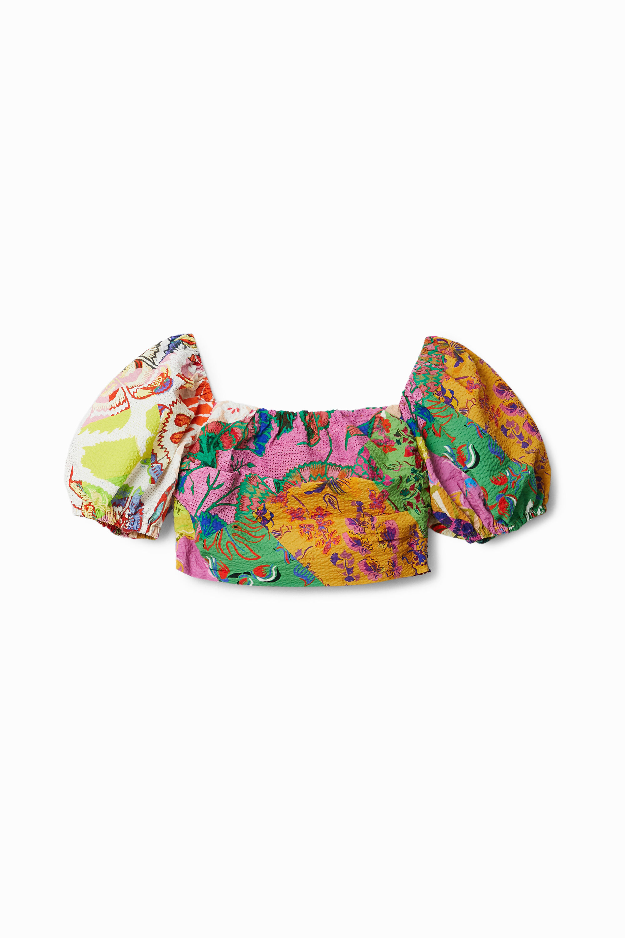 Blusa cropped M. Christian Lacroix