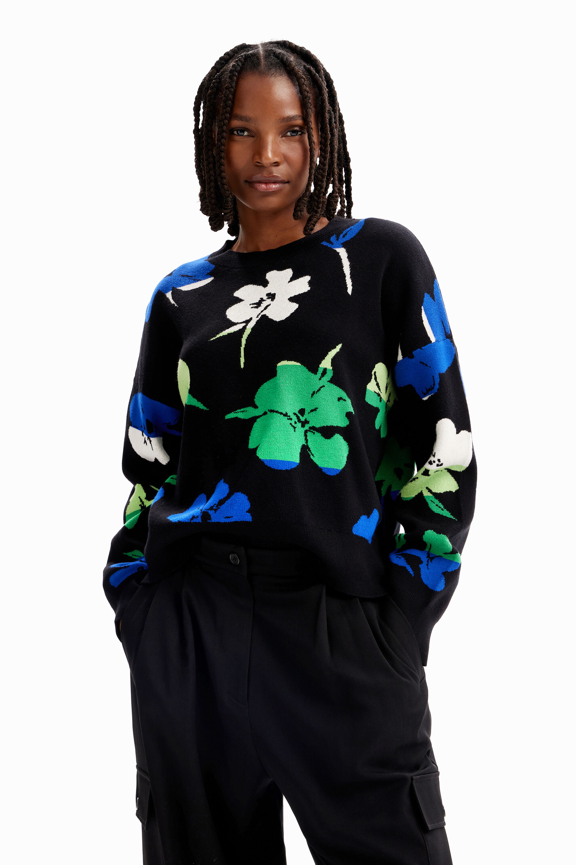 Jersey oversize flores