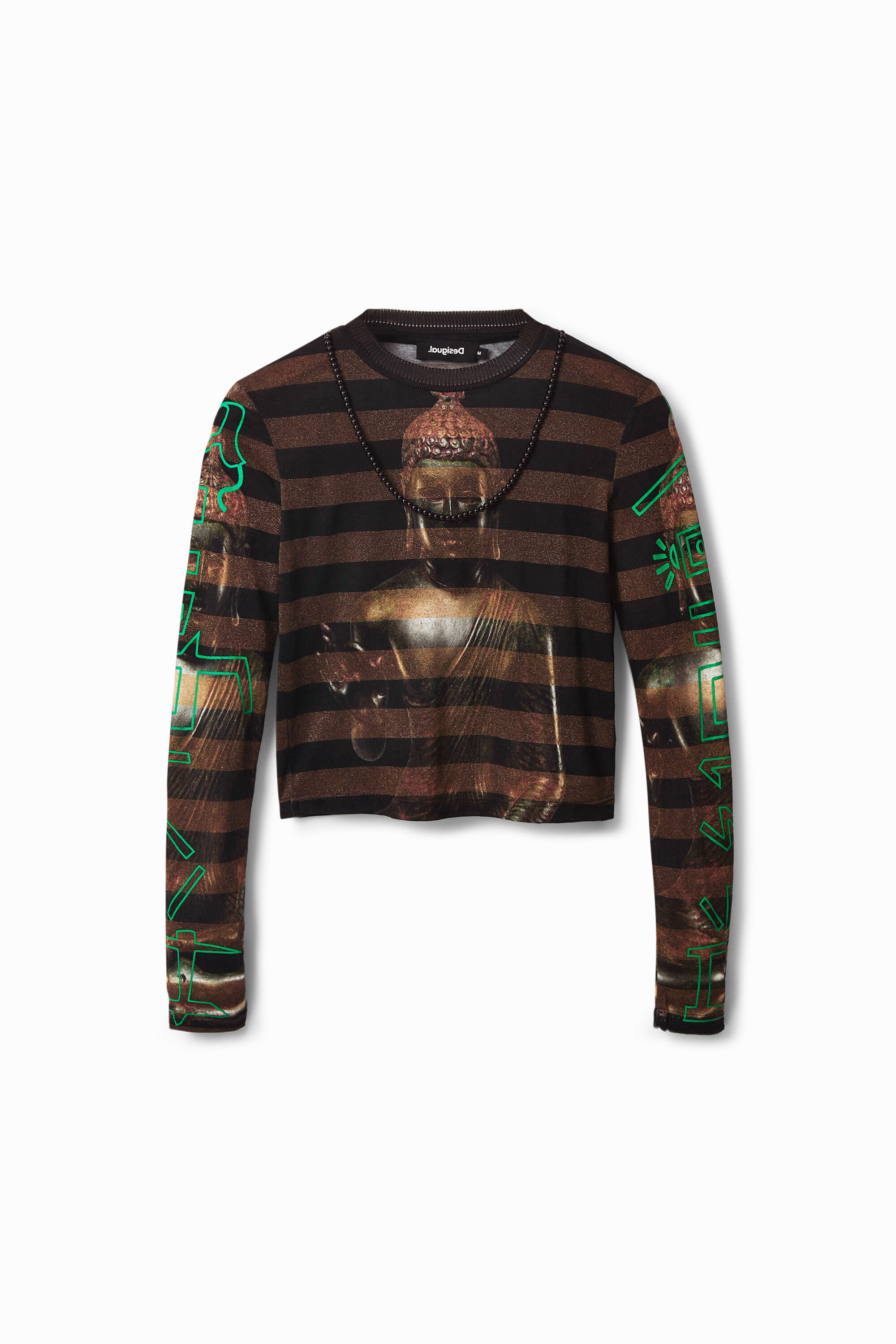 Camiseta rayas buddha