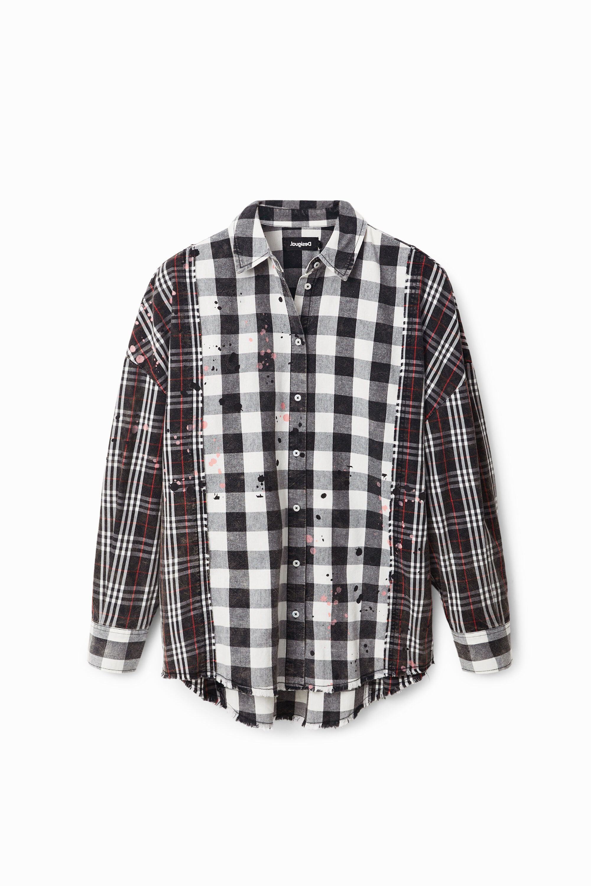 Camisa patchwork cuadros