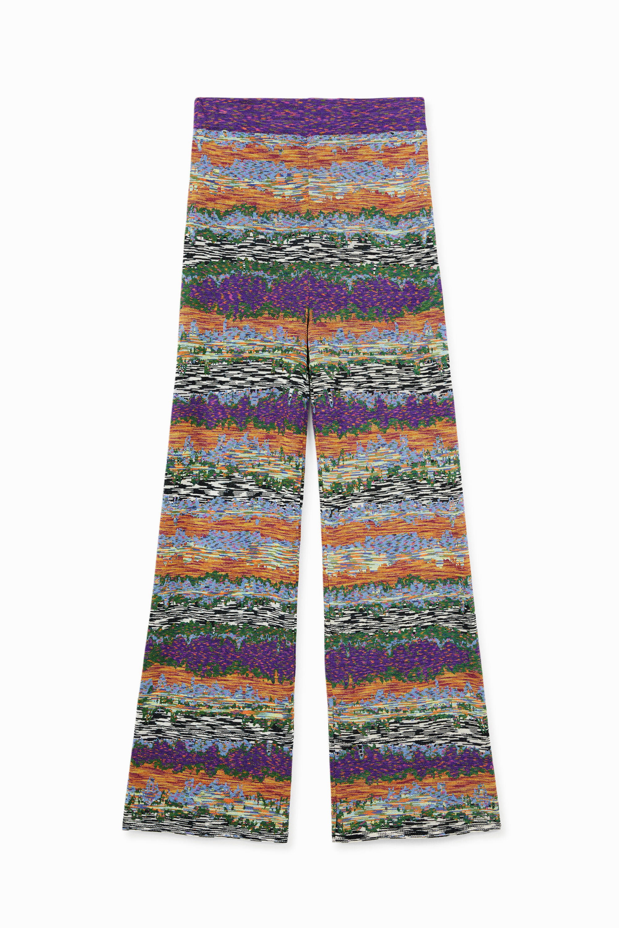 Pantal&oacute;n acampanado space dye