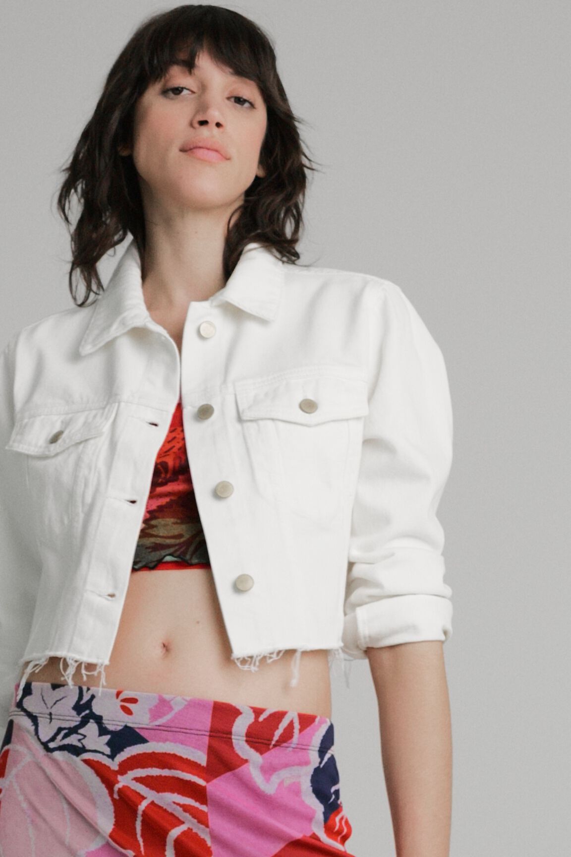 Chaqueta vaquera cropped