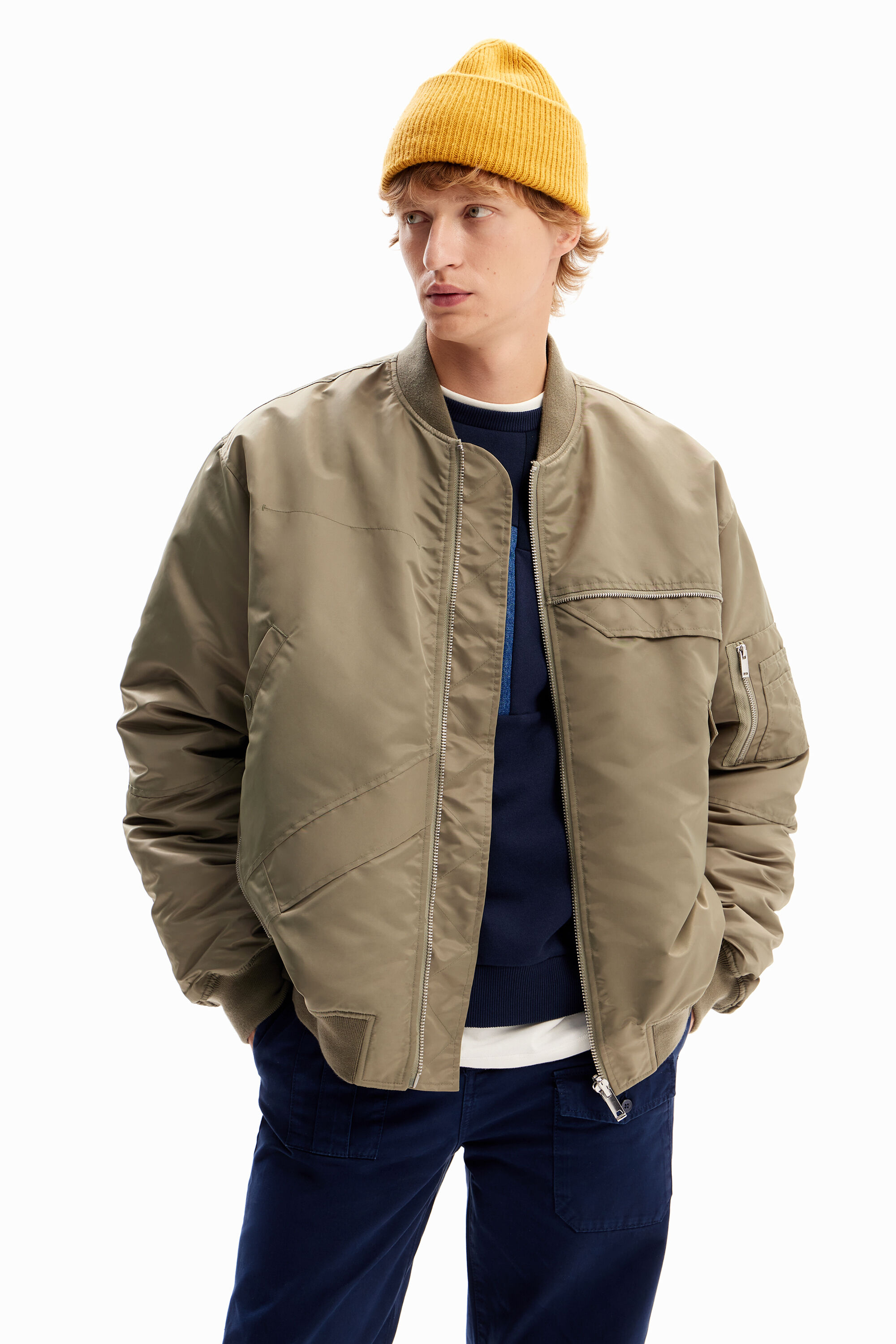 Chaqueta bomber reversible
