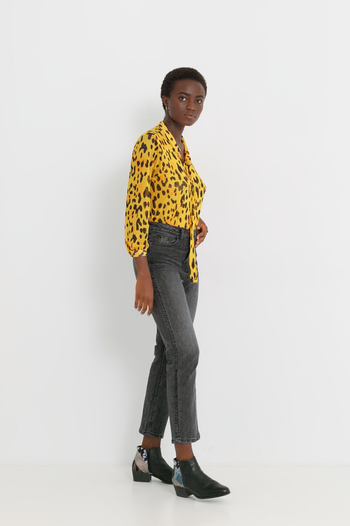Body camisero leopardo