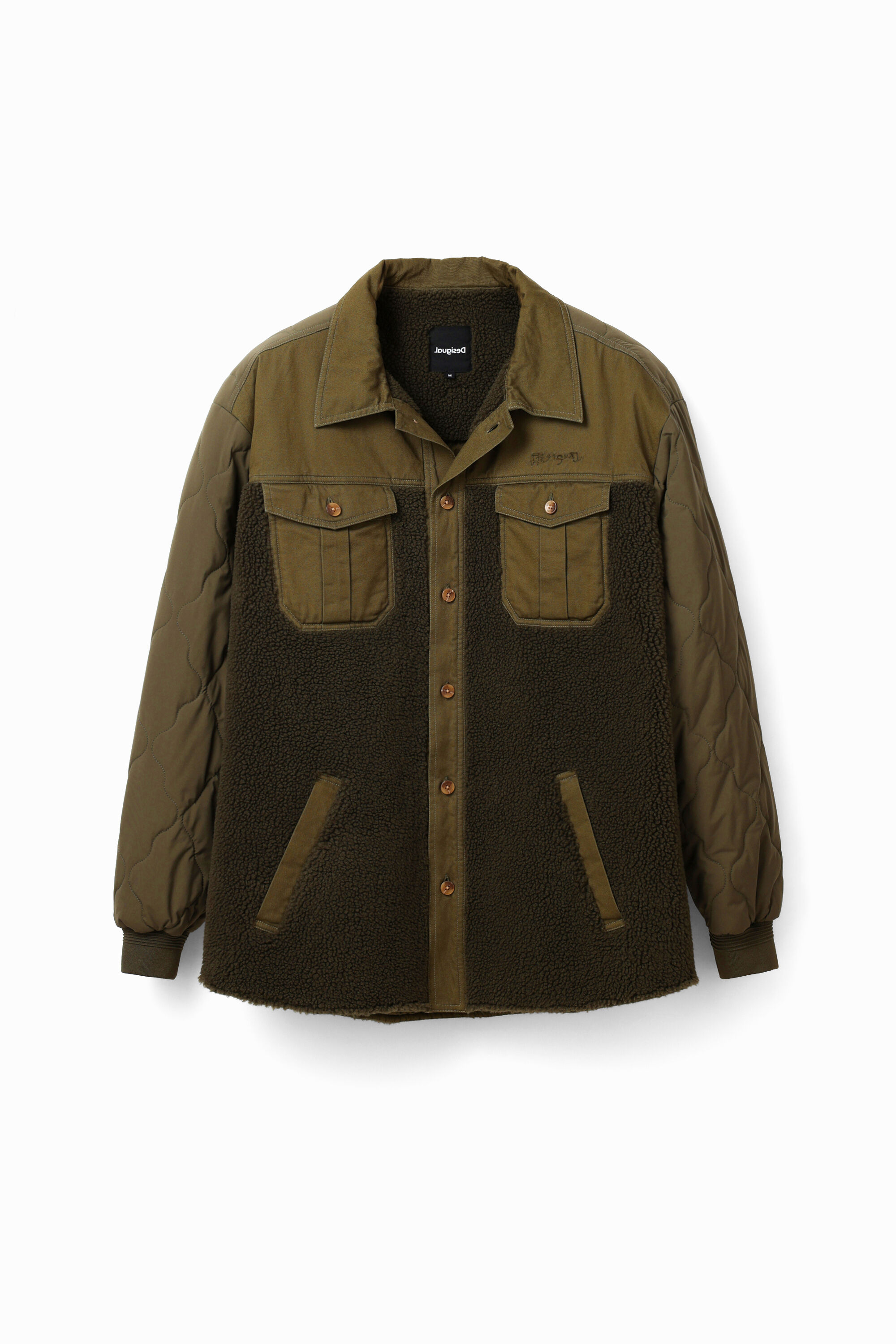 Parka militar bolsillos