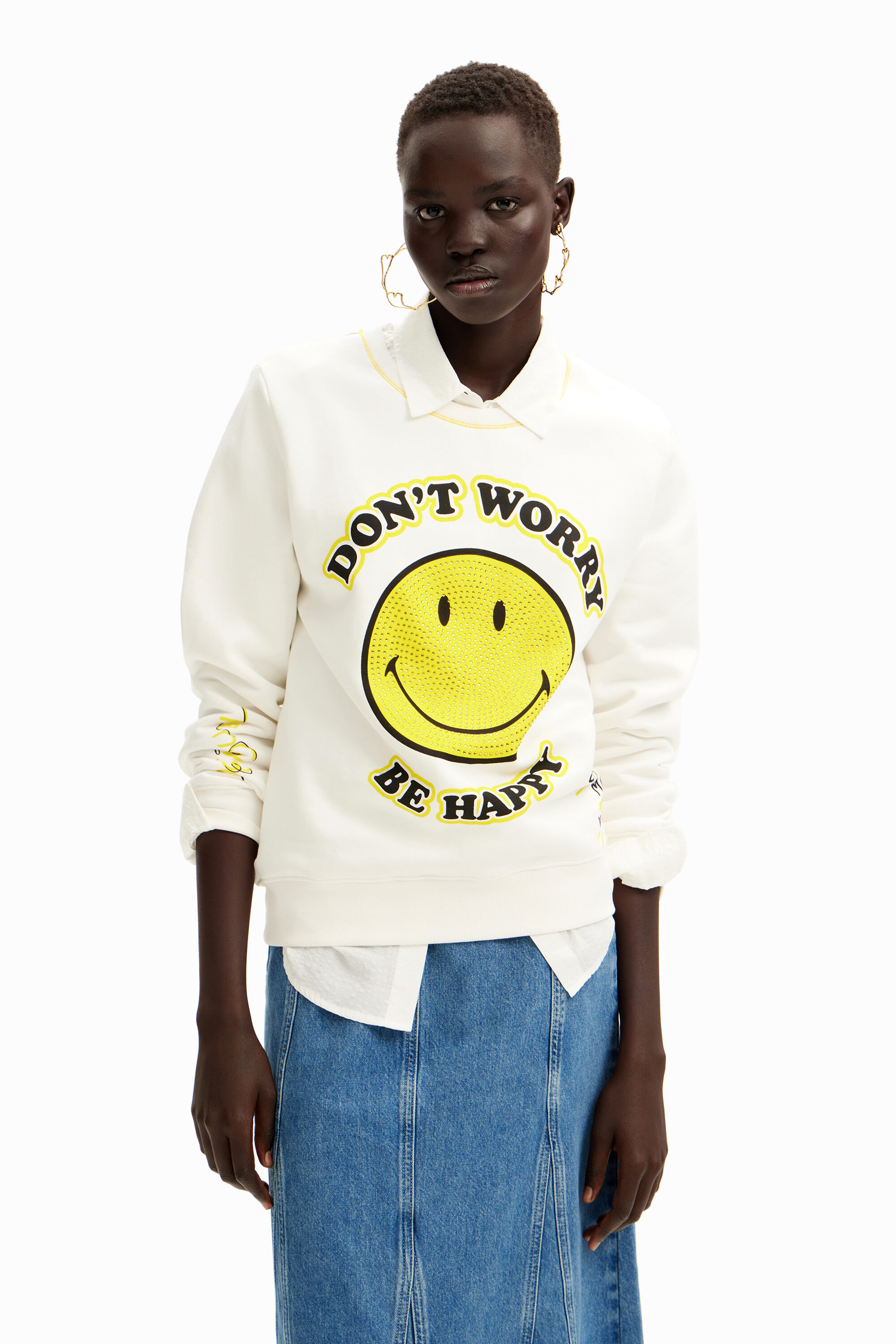 Sudadera Smiley Originals &reg; strass
