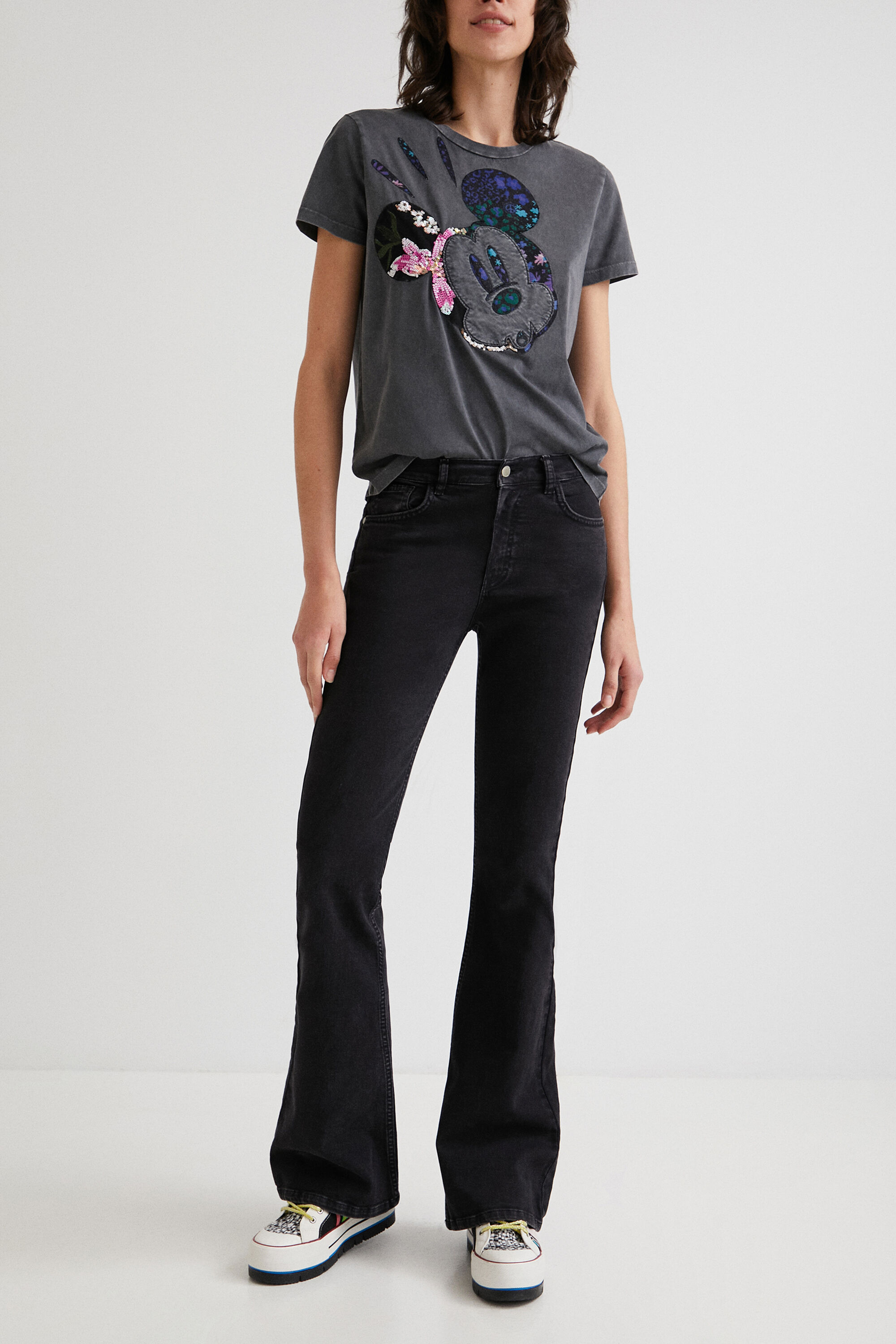 Camiseta Mickey Mouse patch