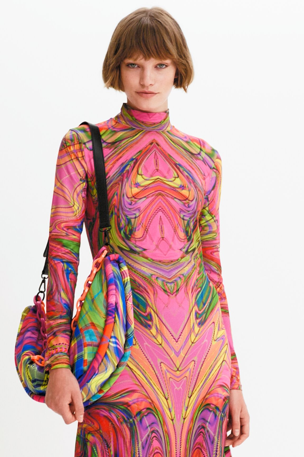 Vestido slim midi Mar&iacute;a Escot&eacute;