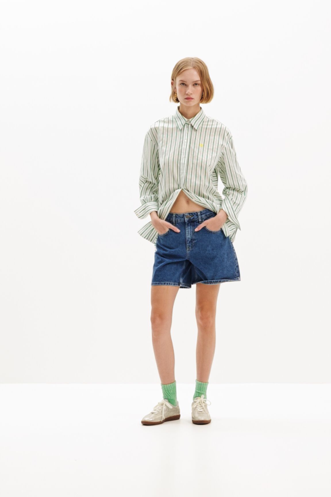 Camisa oversize rayas