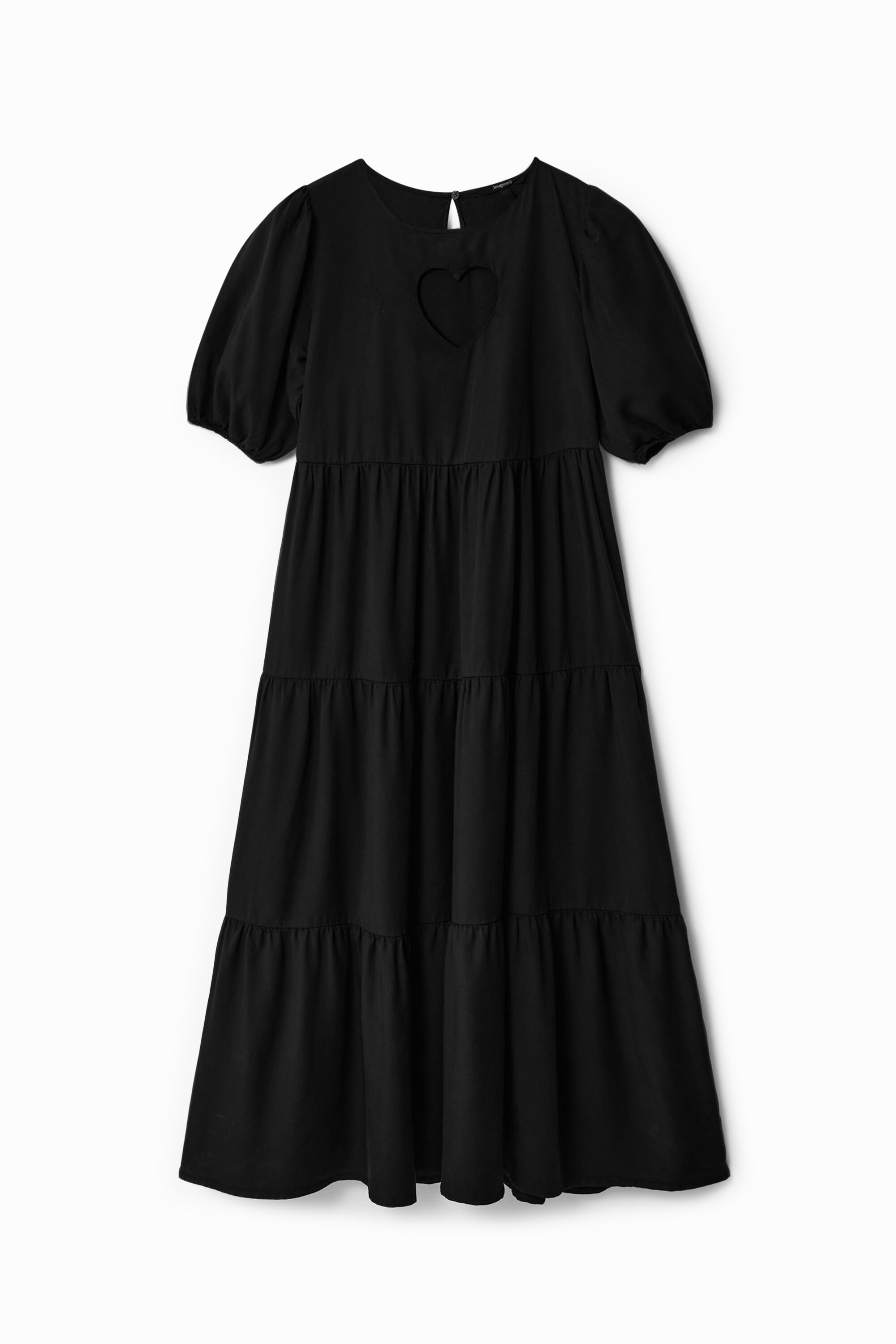 Vestido midi coraz&oacute;n