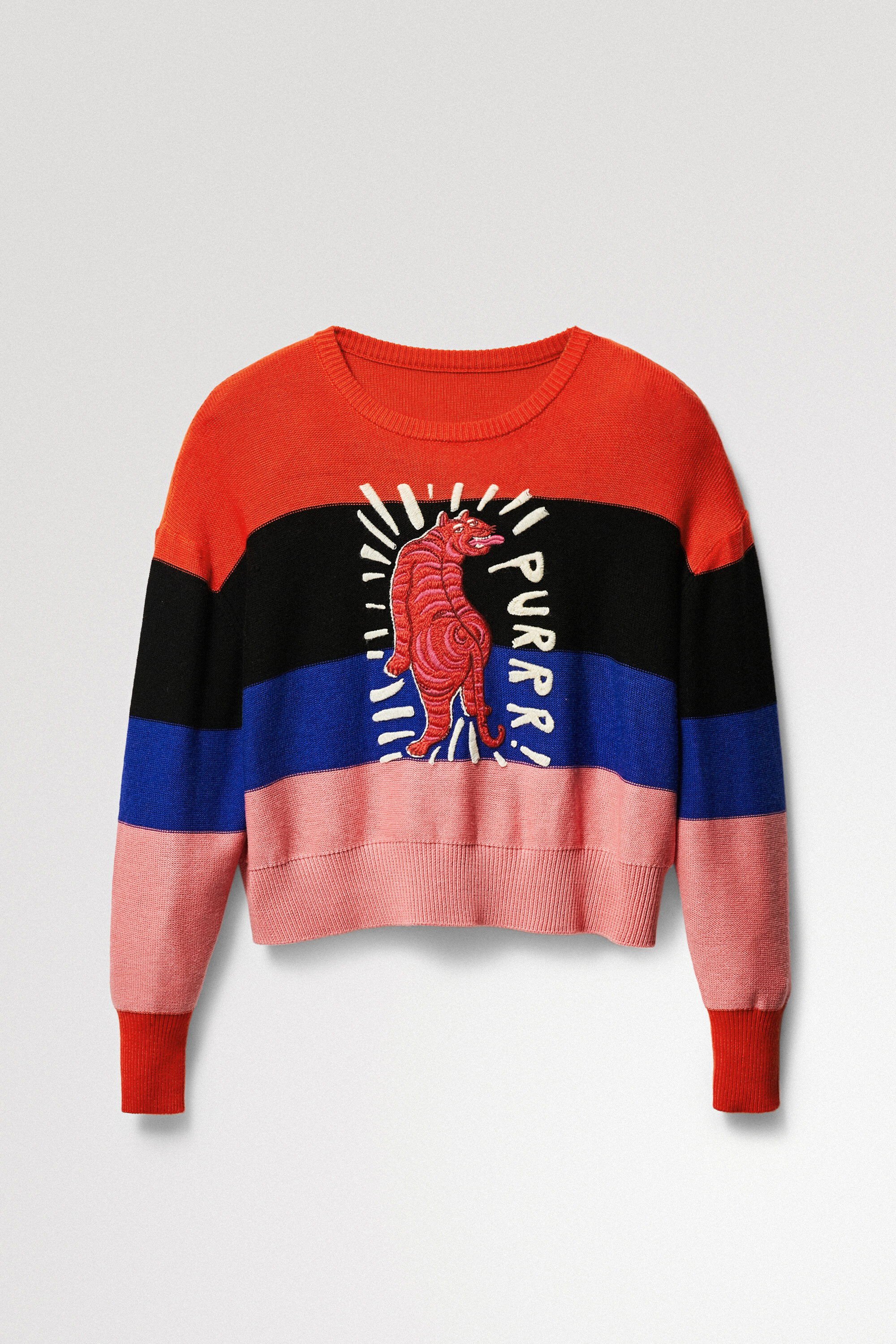 Jersey punto rayas