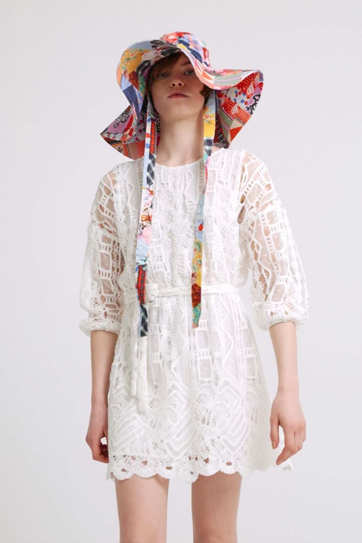 Vestido estilo crochet Johnson Hartig