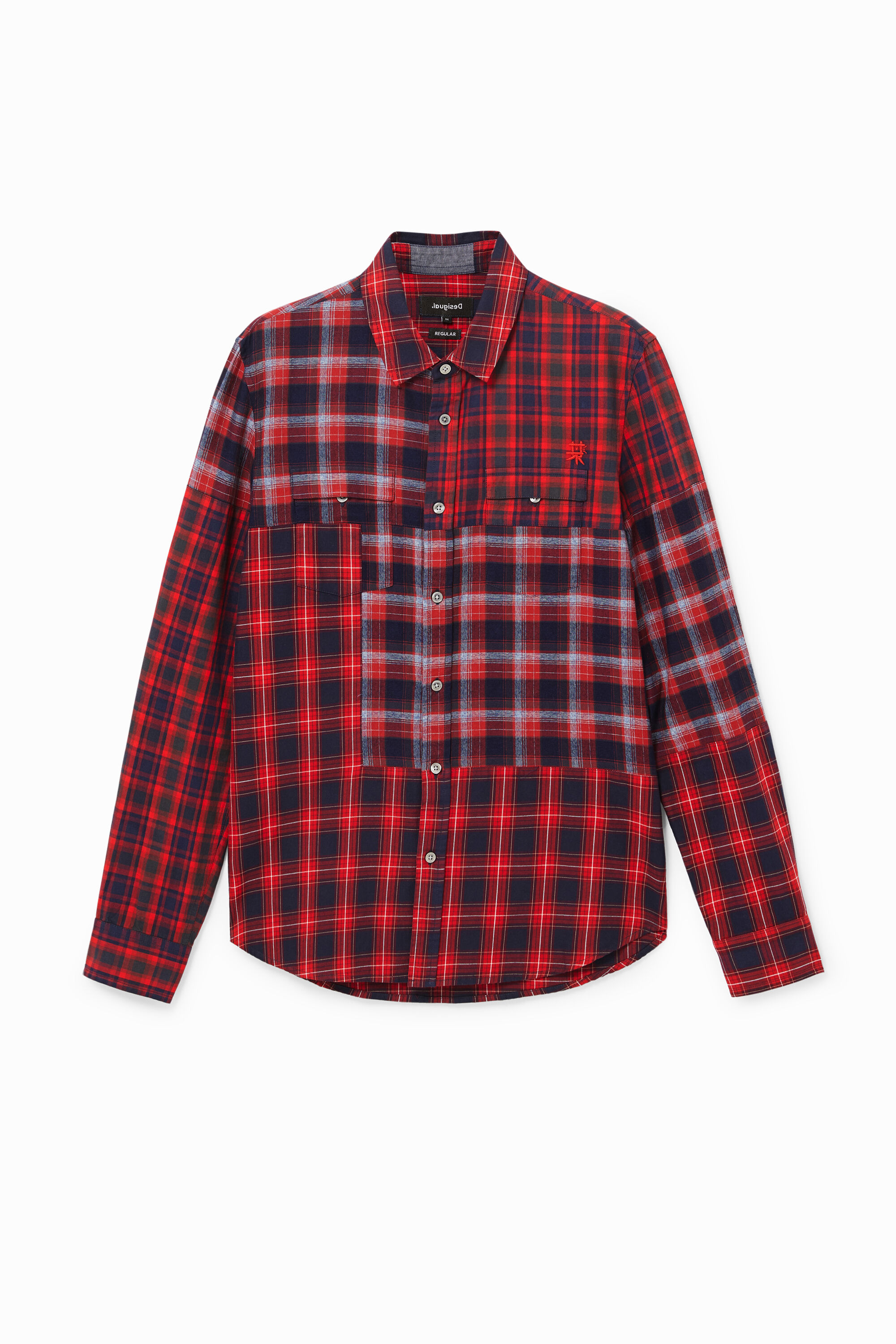 Camisa regular cuadros