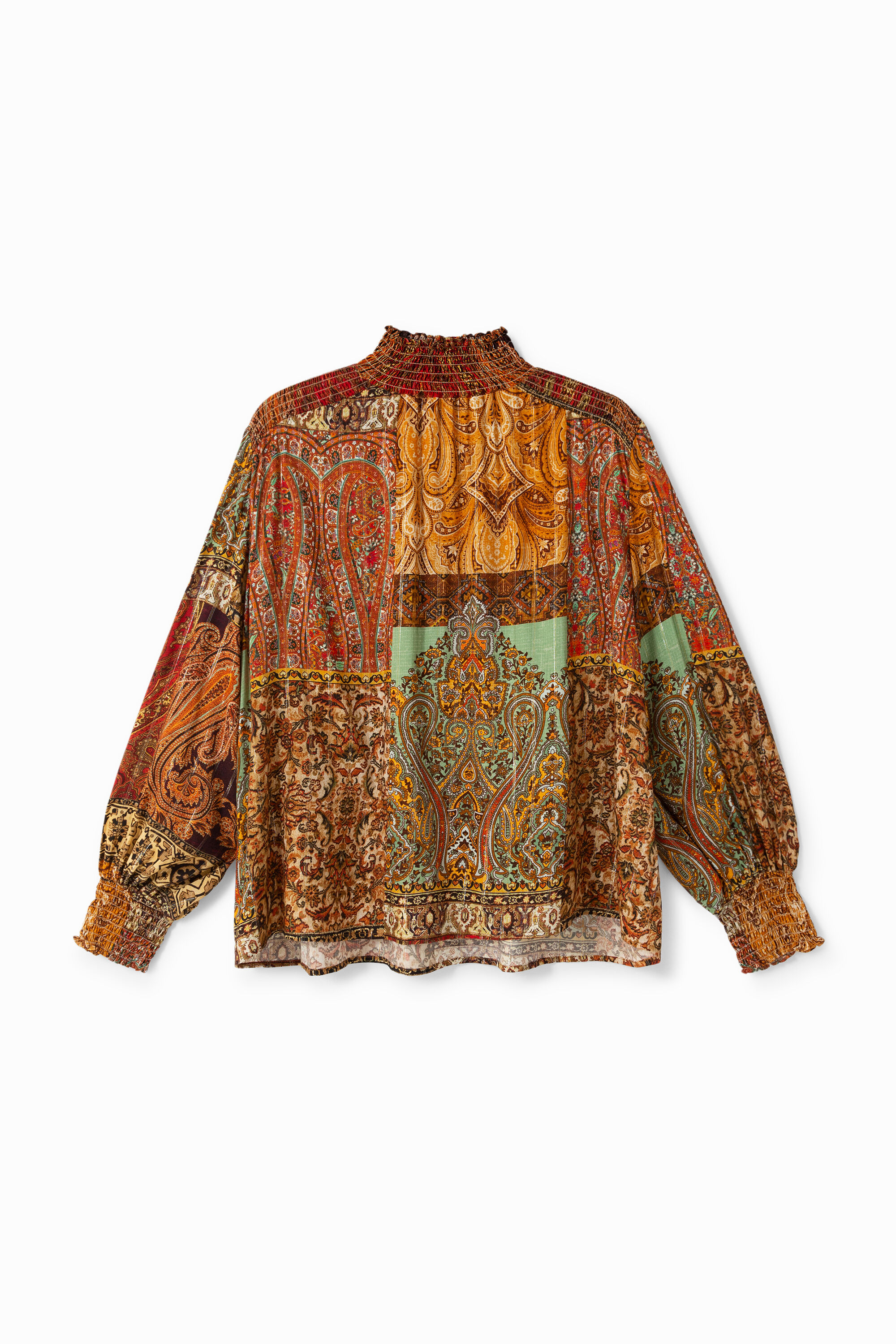 Blusa estampado marroqu&iacute; l&uacute;rex