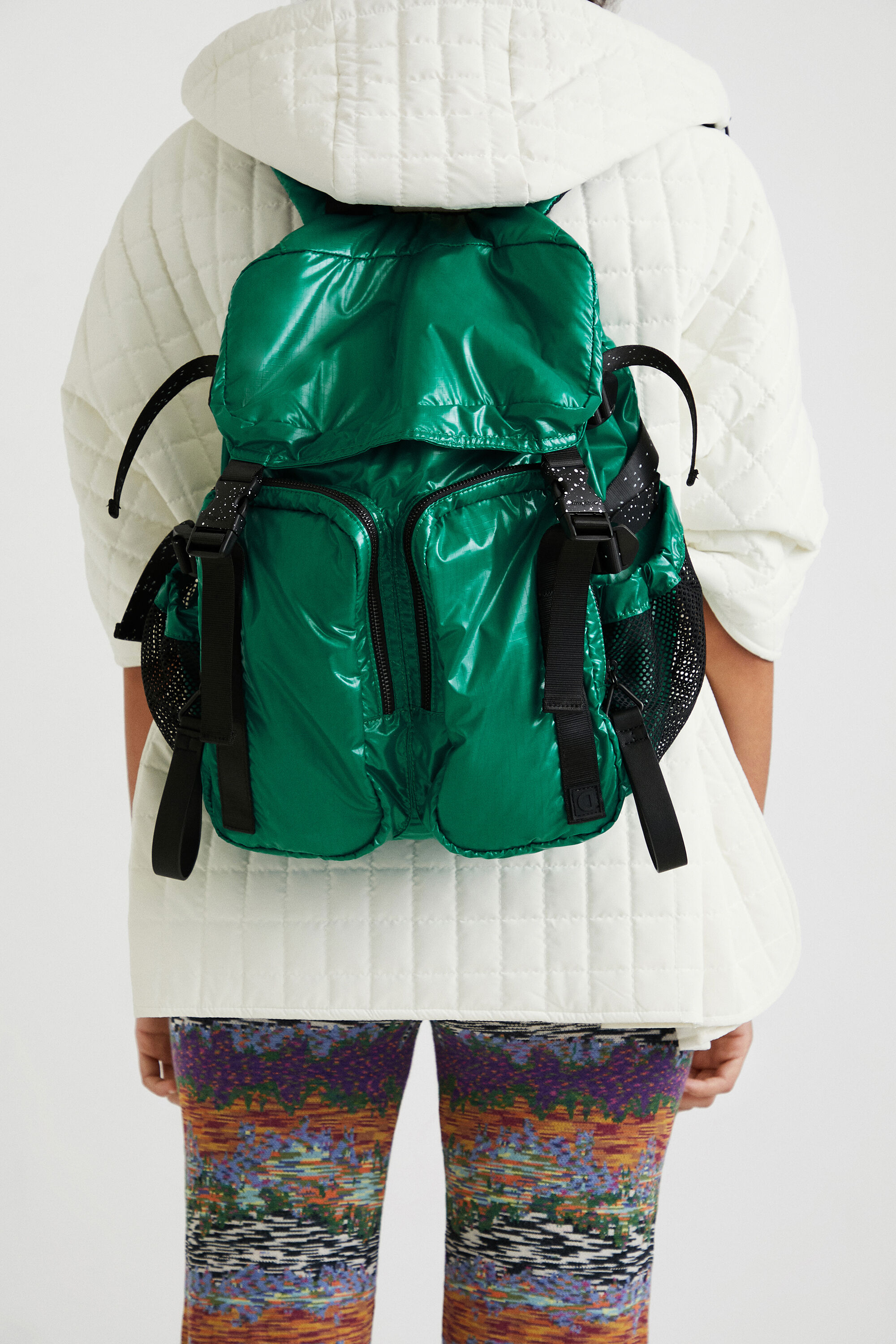 Mochila grande acolchada