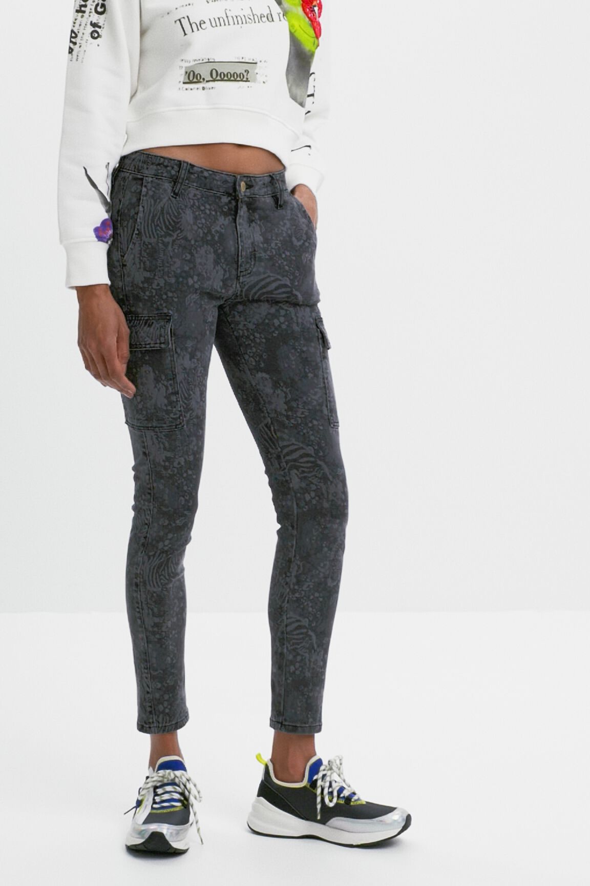 Vaqueros Skinny cargo