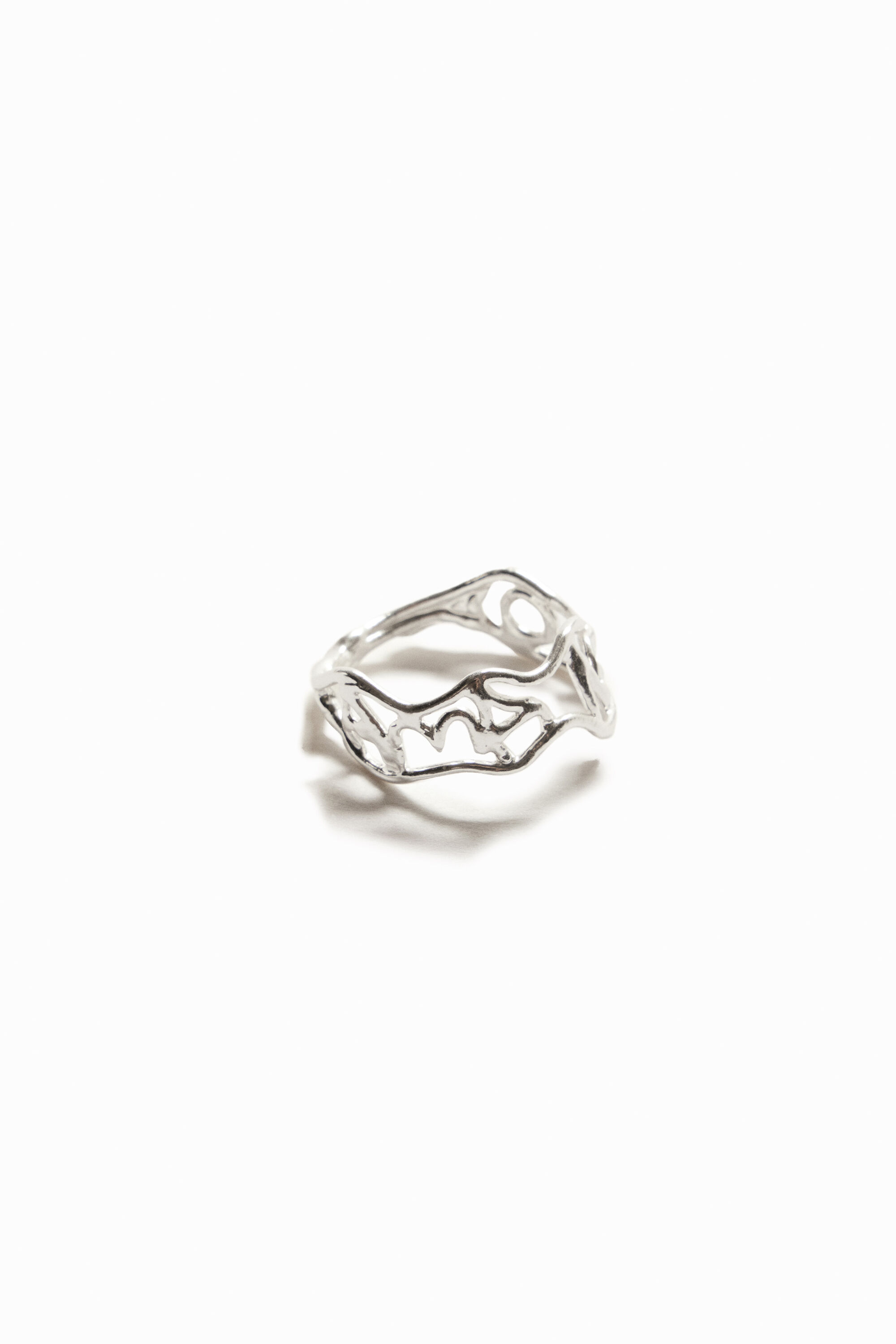 Anillo mensaje ba&ntilde;o plata Zalio