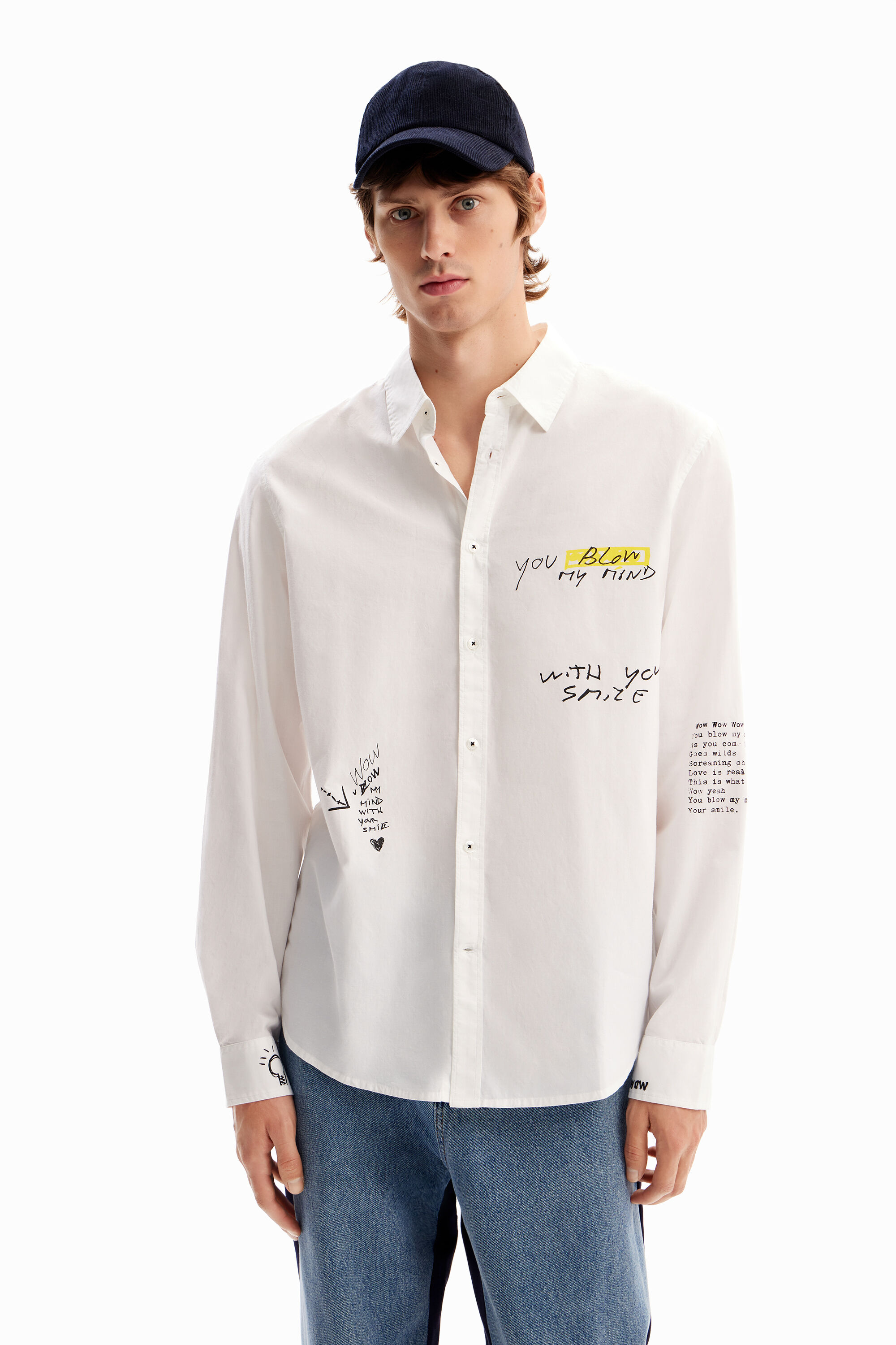 Camisa mensajes contraste
