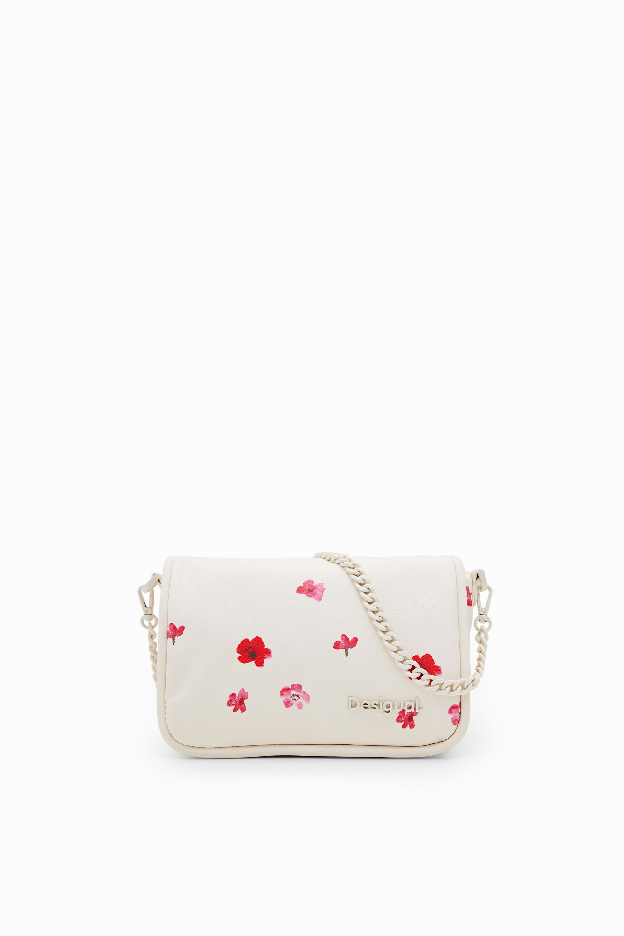 Bandolera S acolchada flores