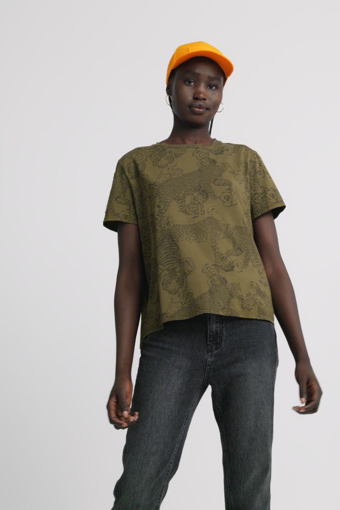 Camiseta animal print 100% algod&oacute;n