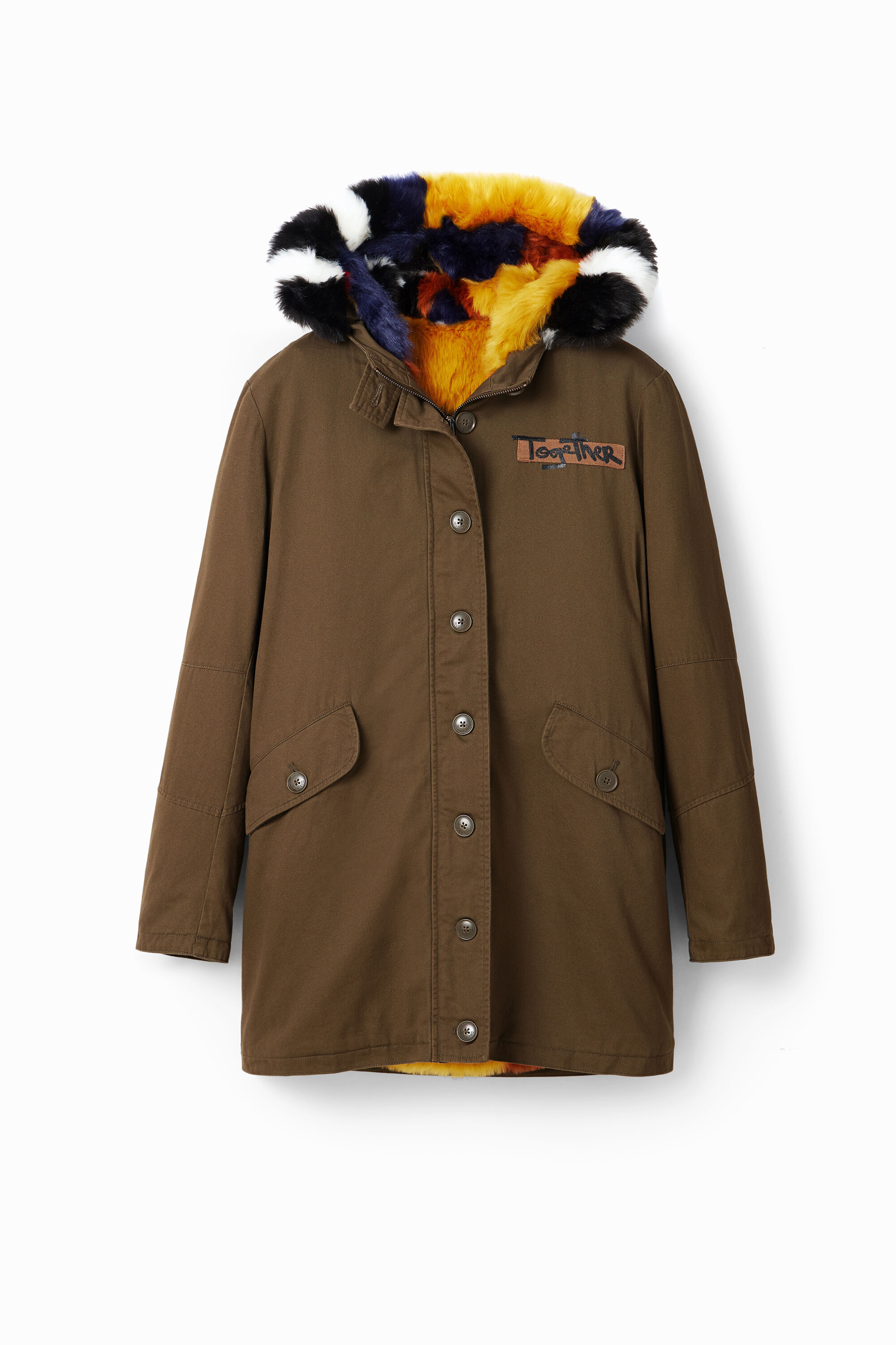 Parka chaleco peluche desmontable