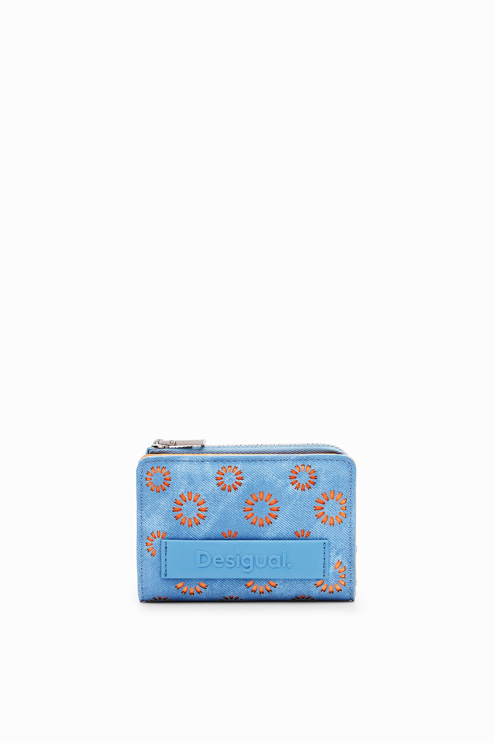 Cartera S troquelada flores