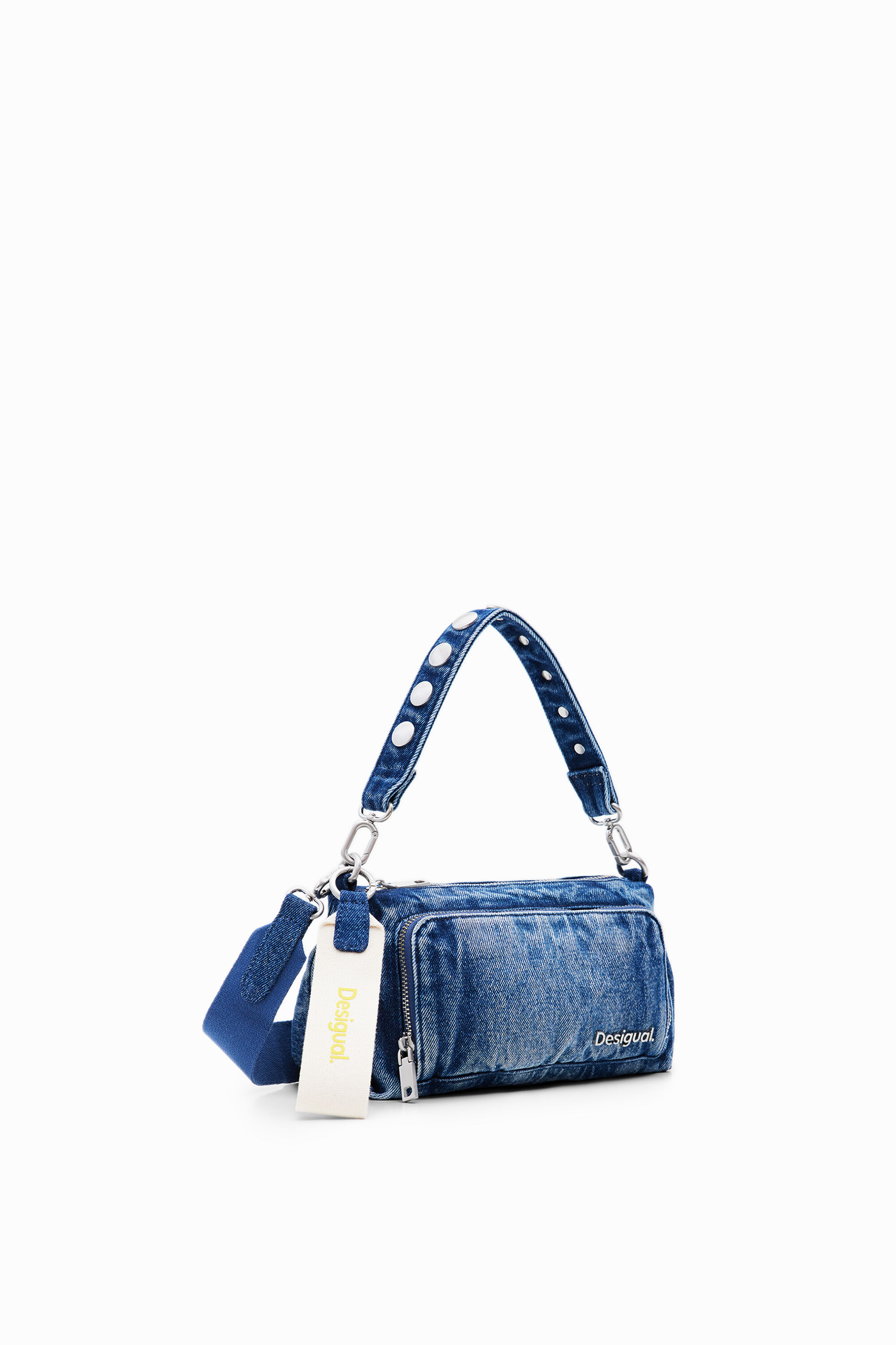Bandolera S denim tachuelas