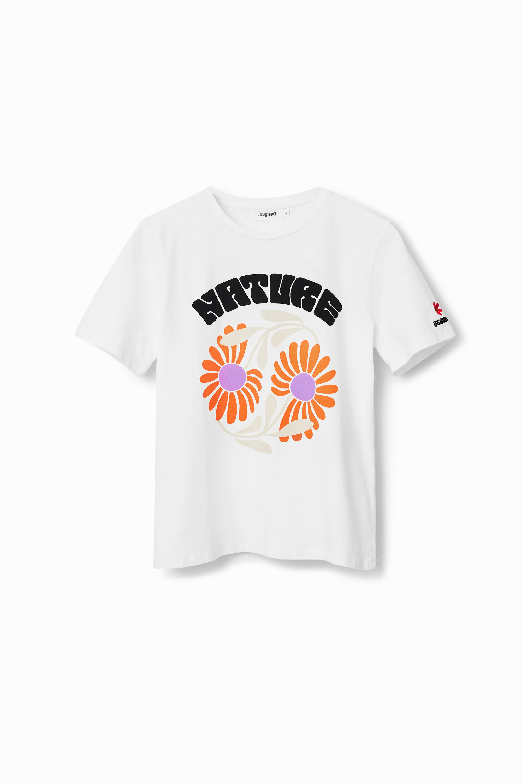 Camiseta "Save Nature" flores