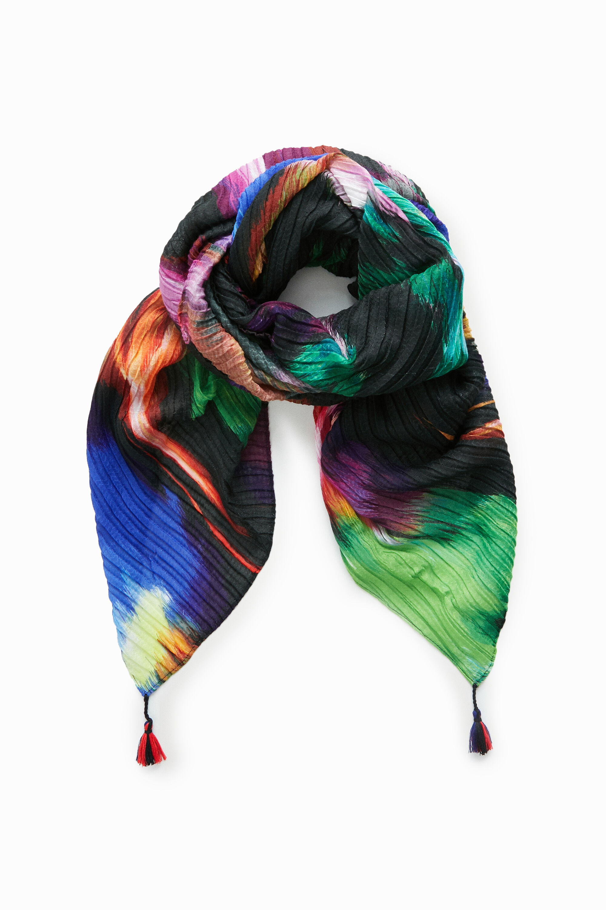 Foulard plisado