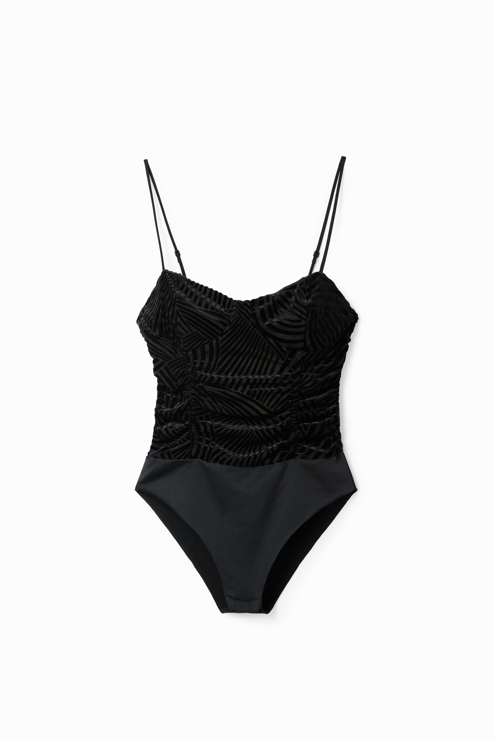 Body tirantes devor&eacute; terciopelo