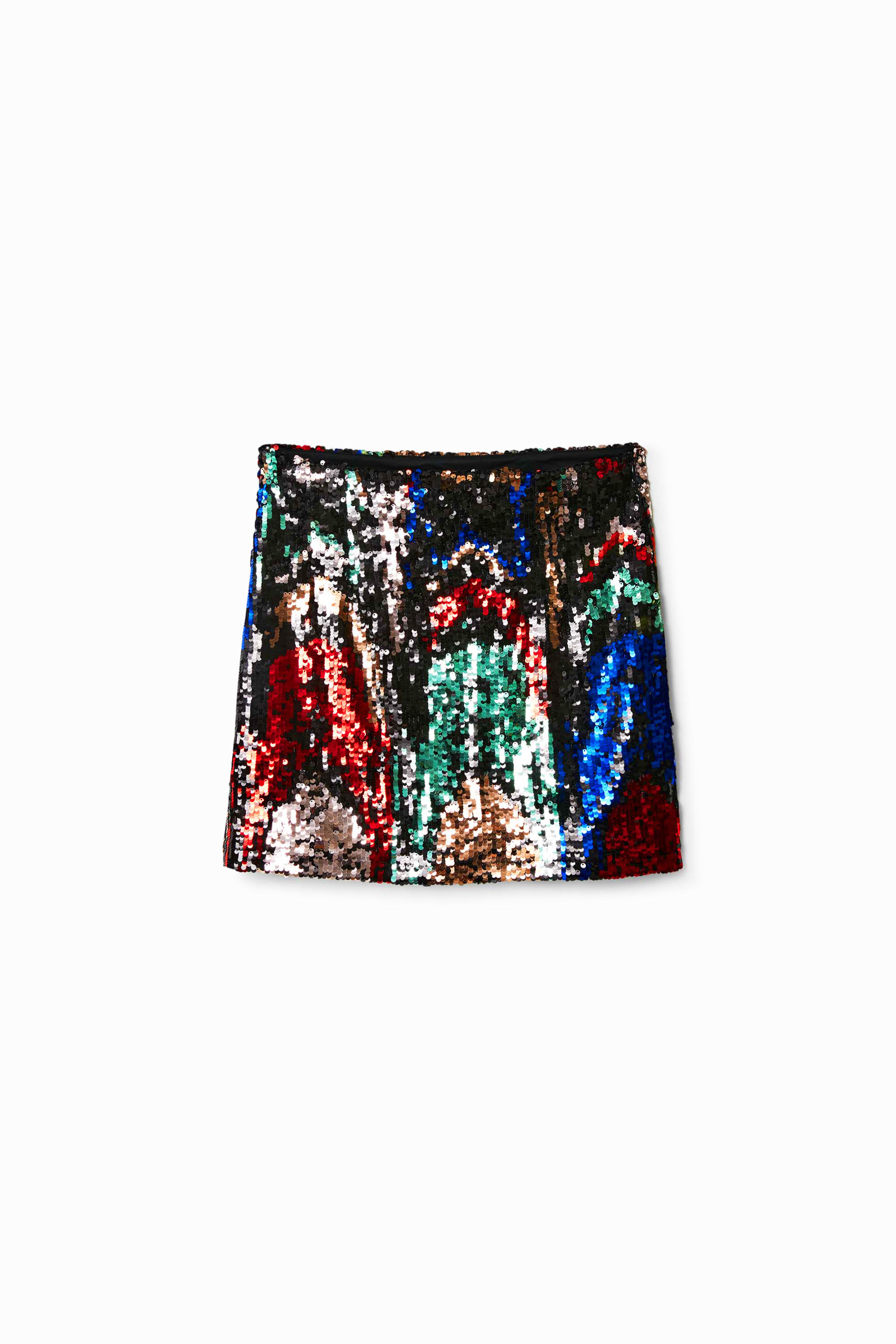 Minifalda slim lentejuelas
