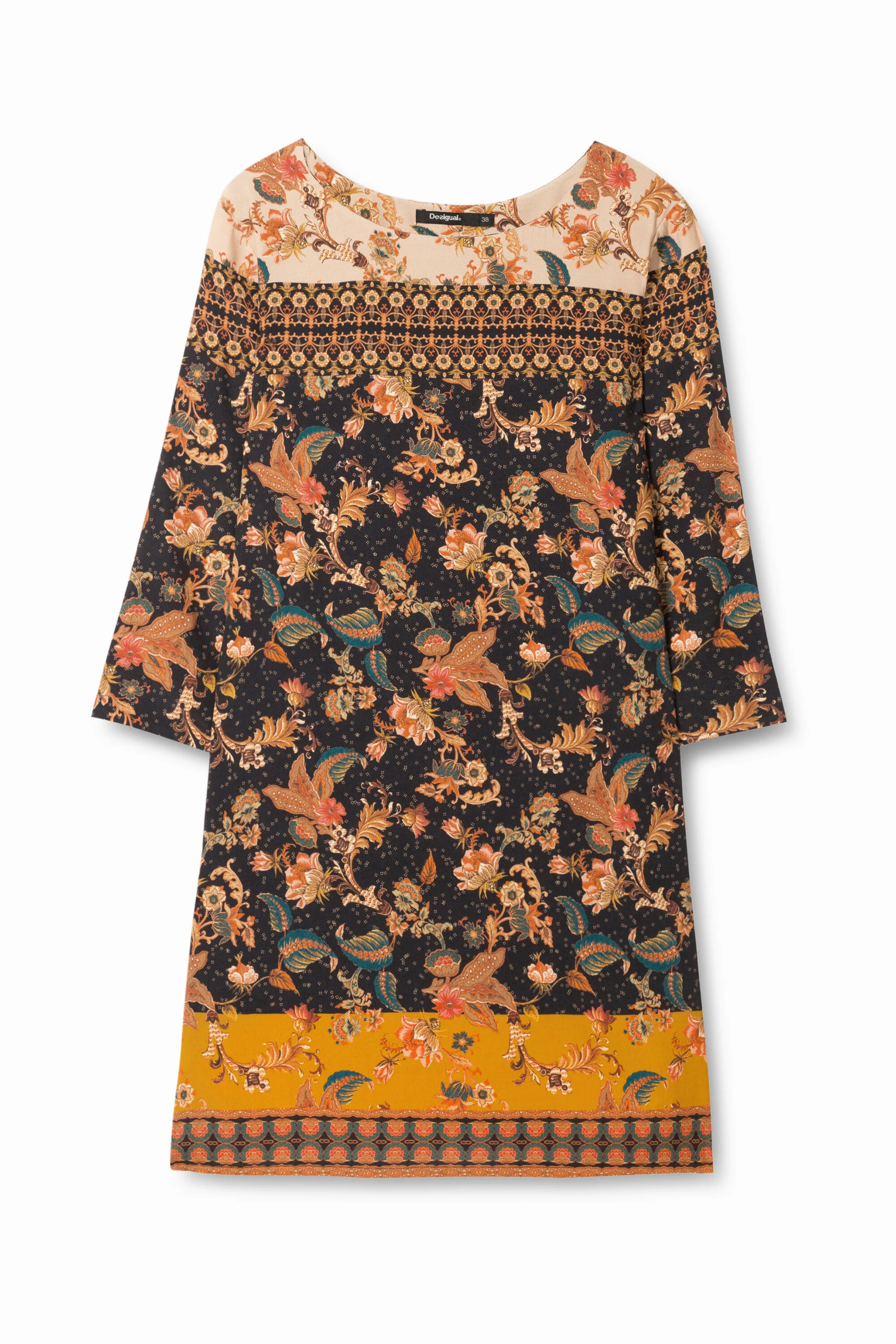 Vestido corto boho