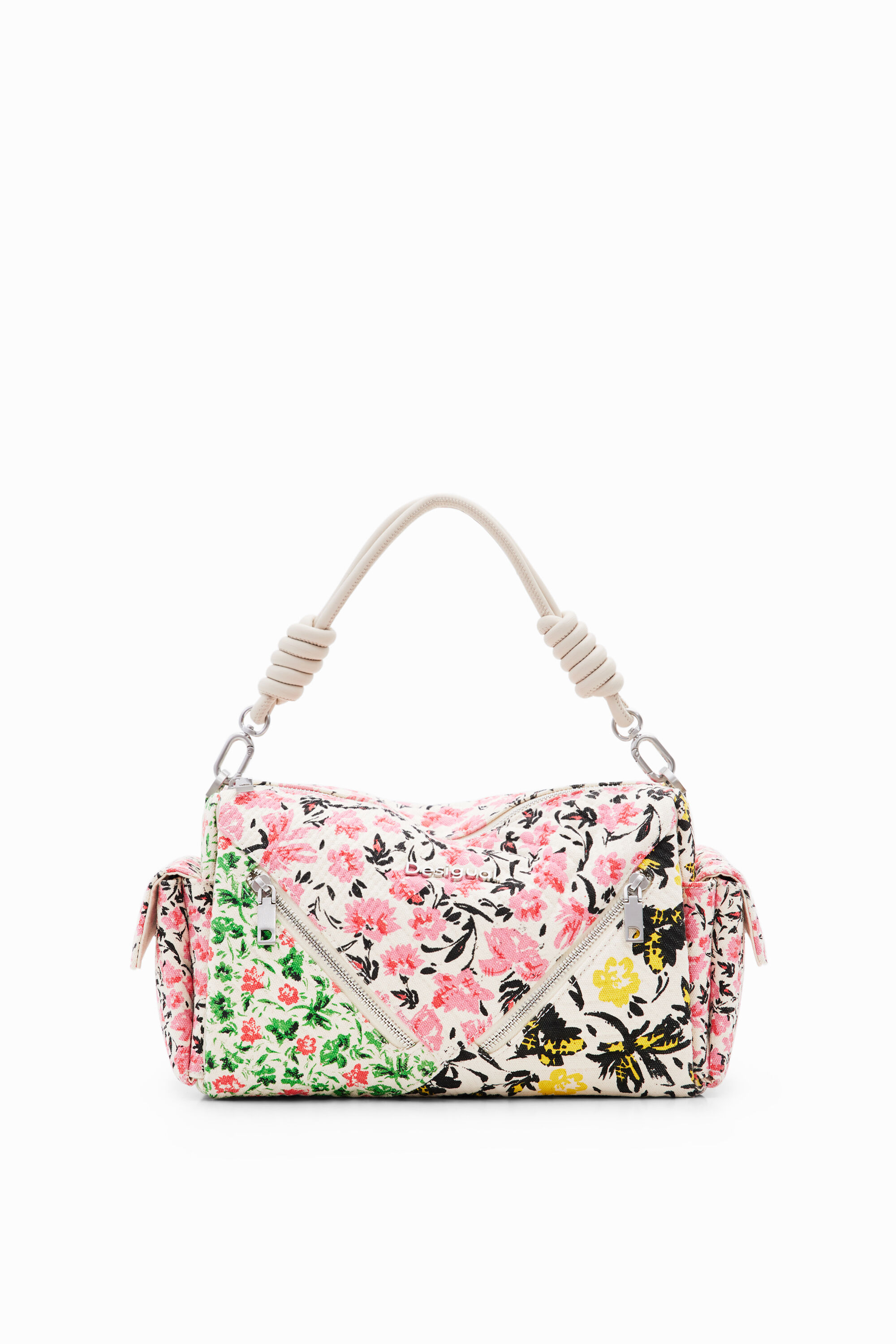 Bolso M canvas flores