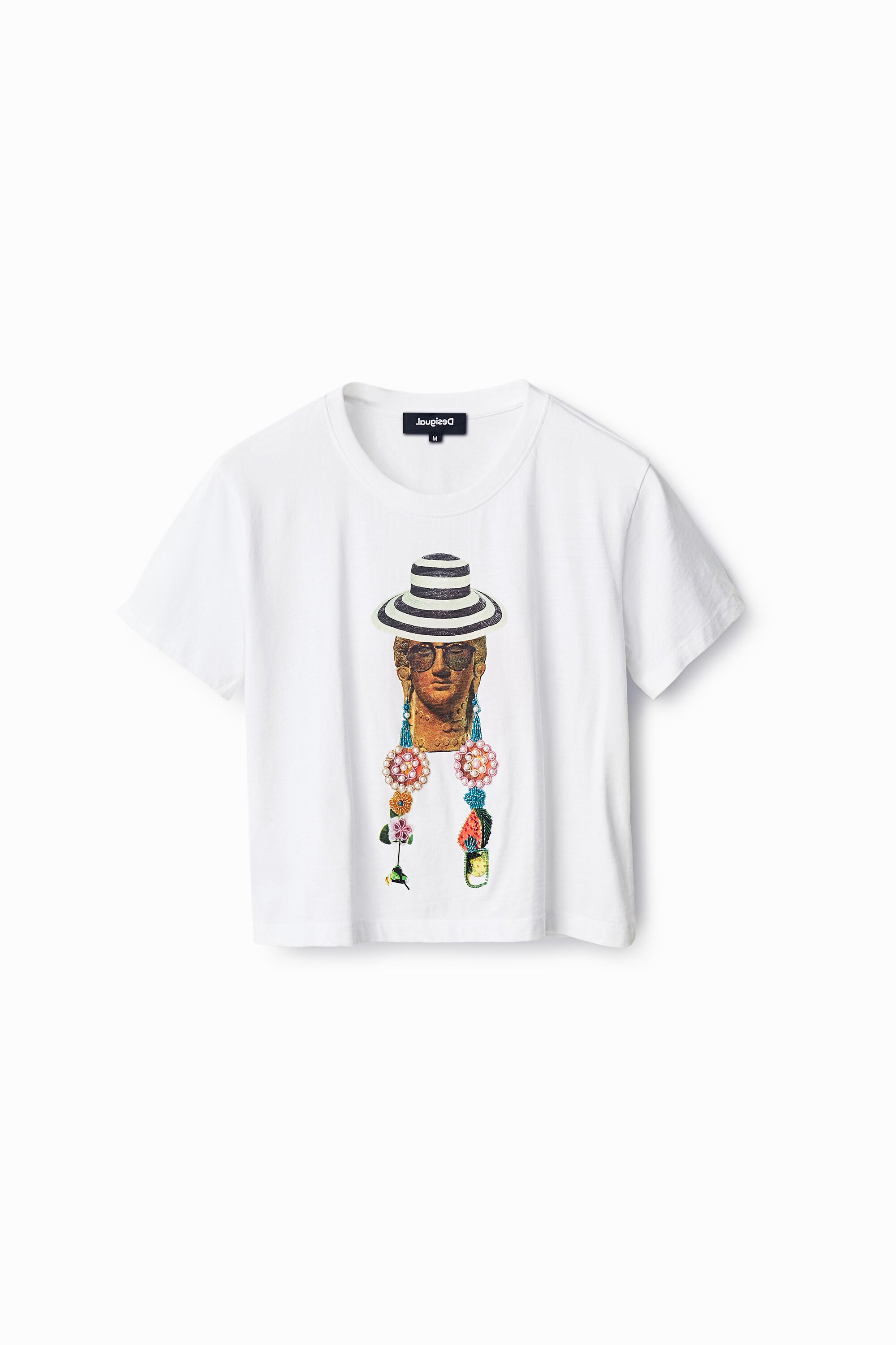 Camiseta cropped arty