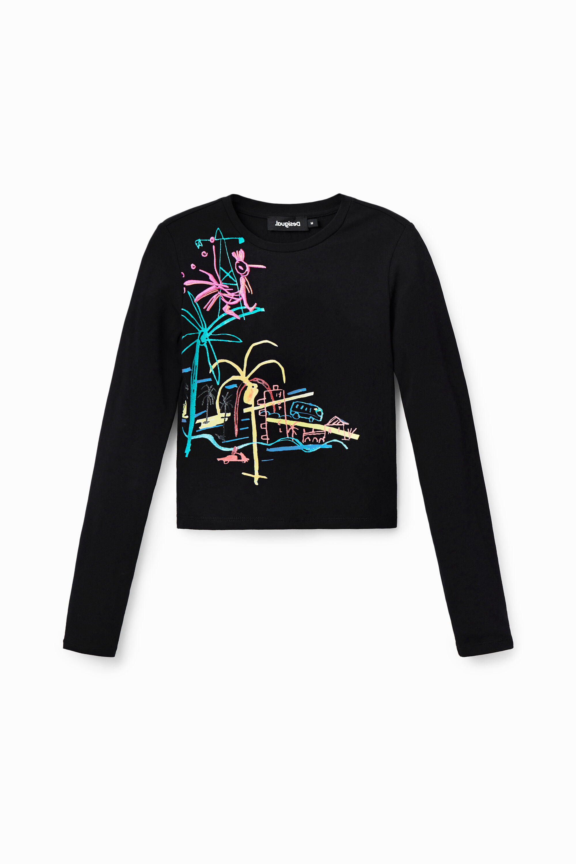 Camiseta slim corta arty