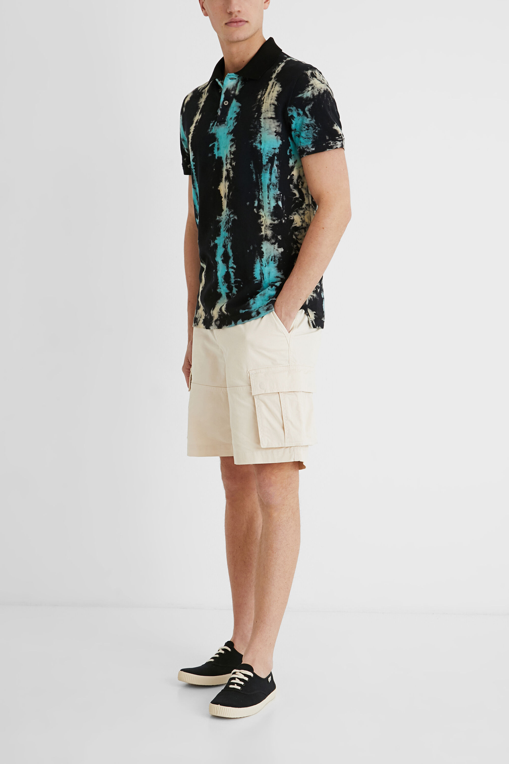 Polo tie-dye 100% algod&oacute;n