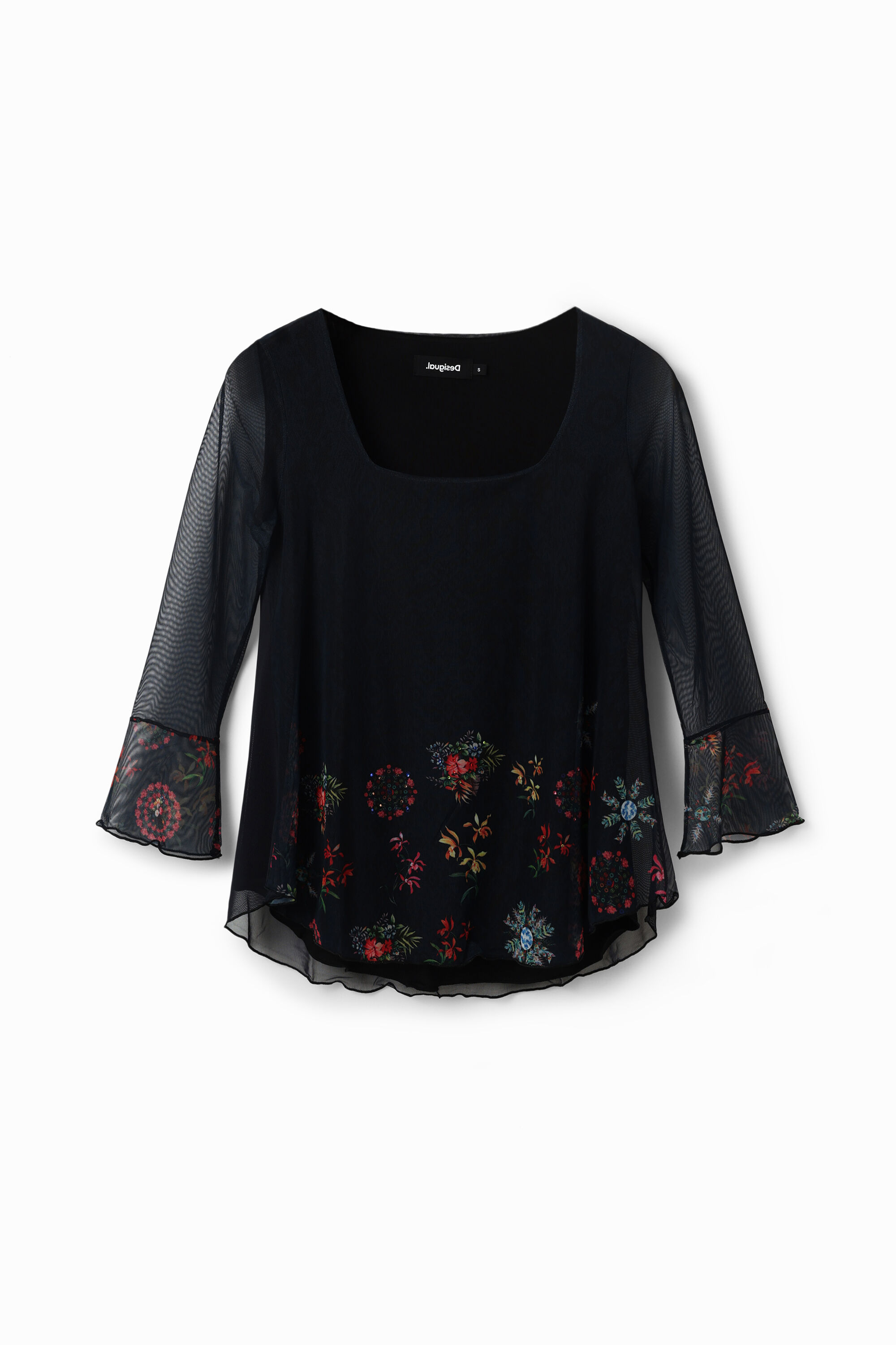 Camiseta avolantada mandalas