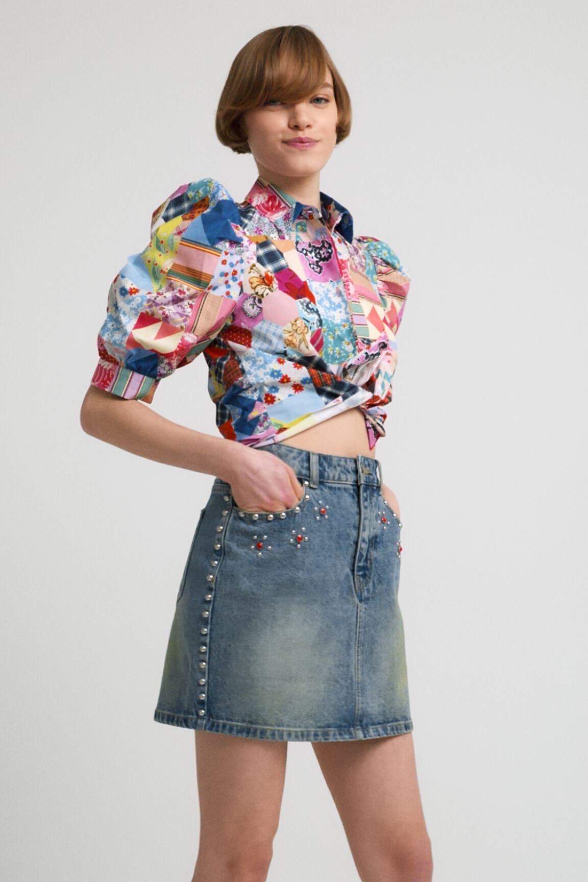 Minifalda tachuelas Johnson Hartig