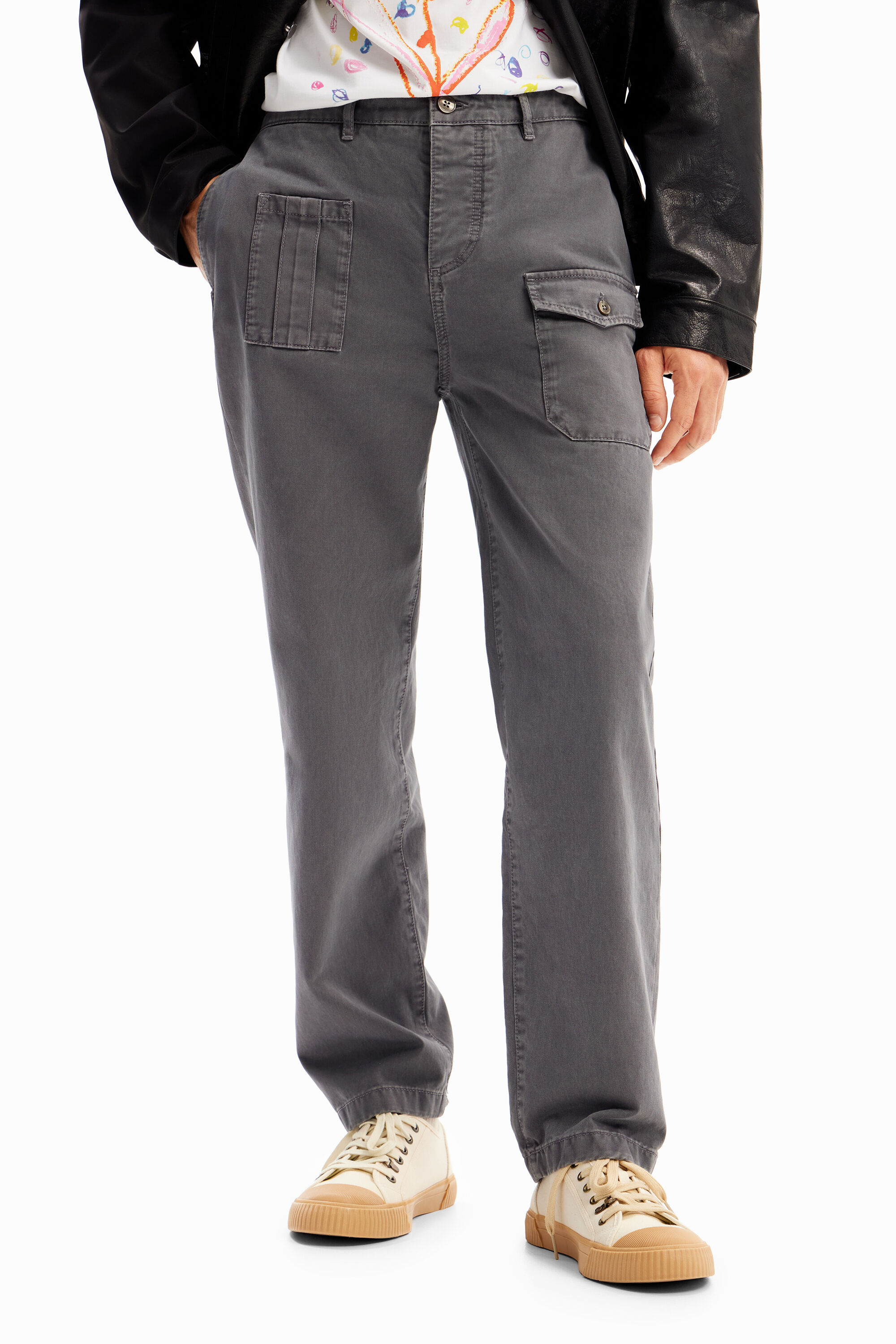 Pantal&oacute;n recto cargo