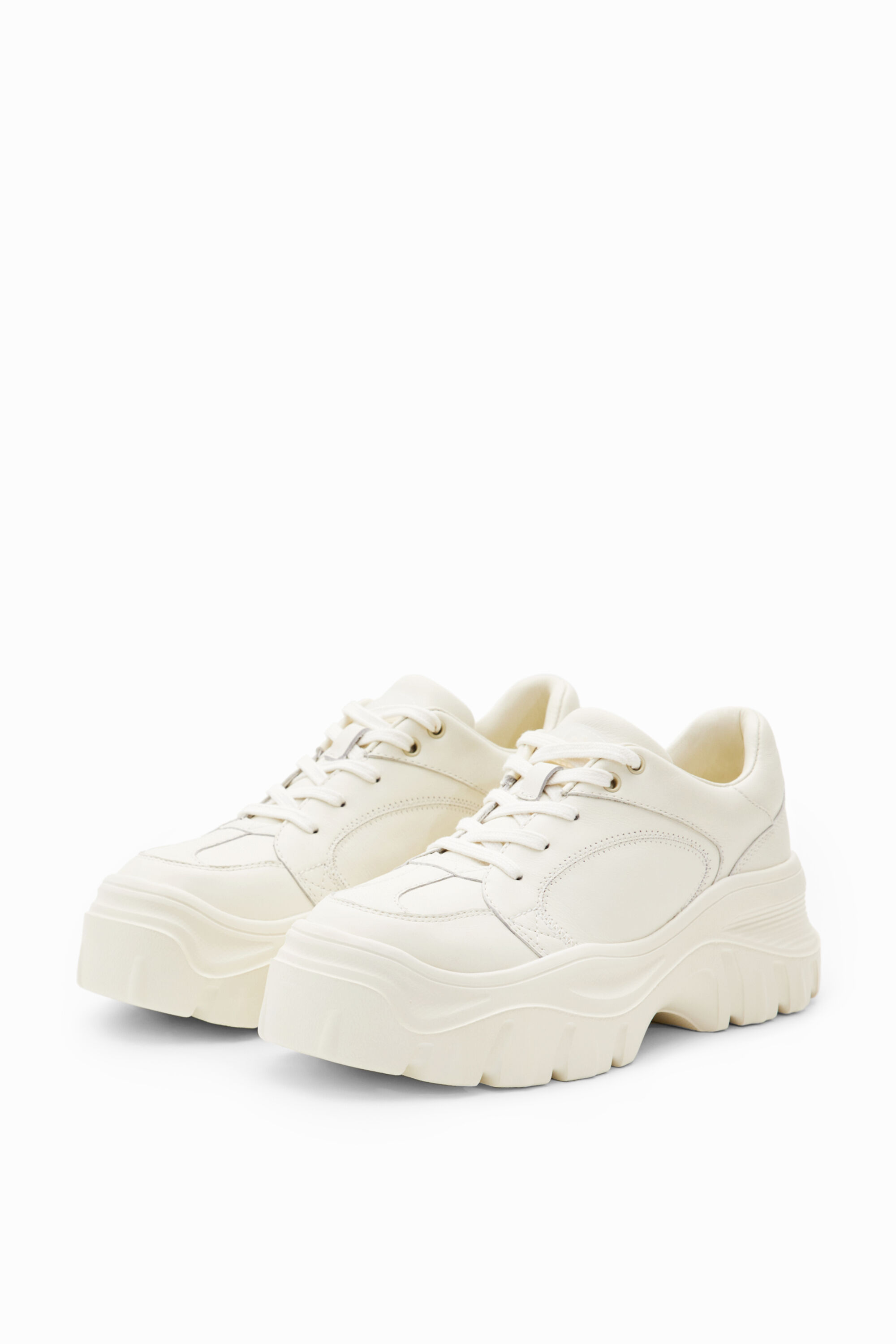 Sneakers chunky piel