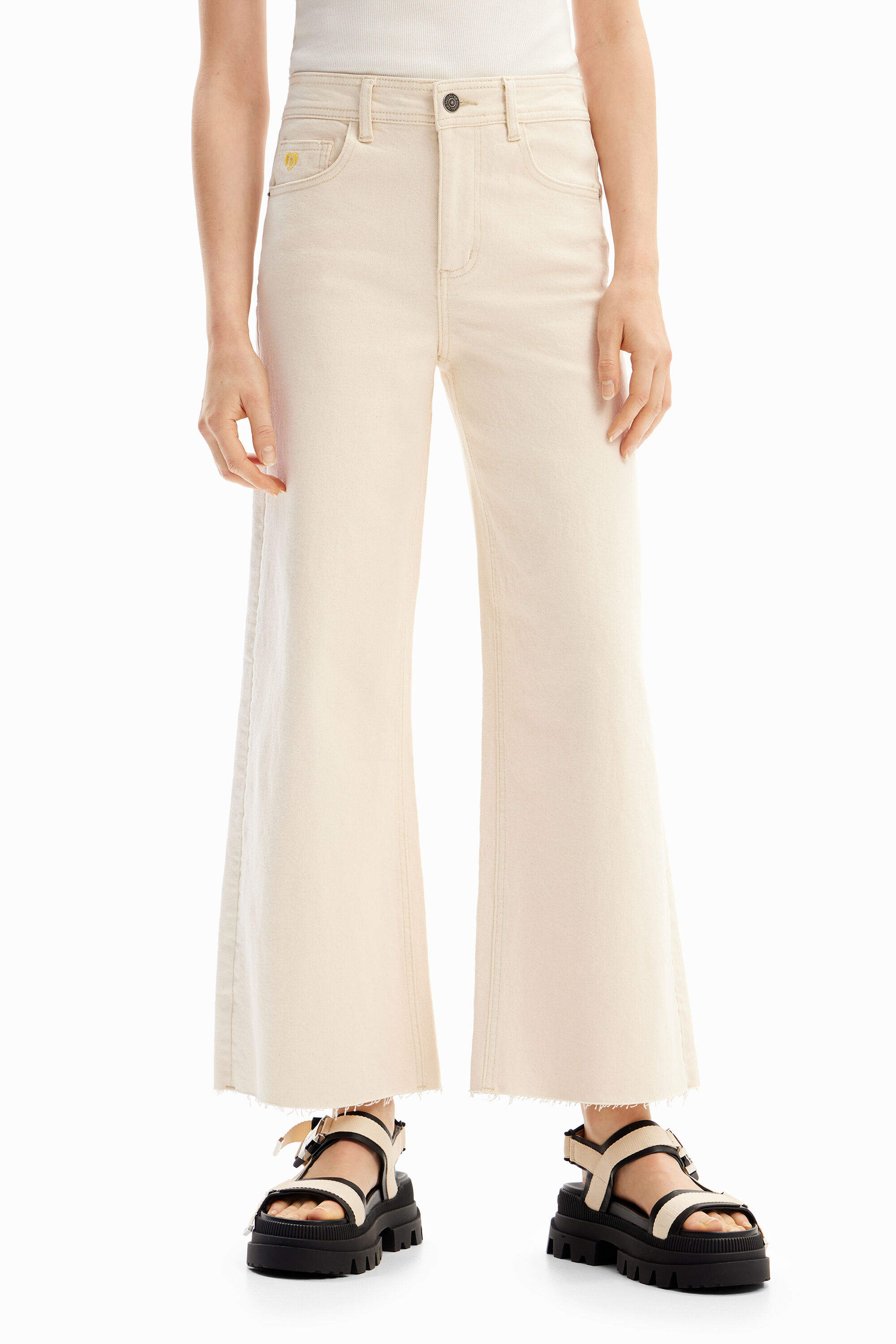 Vaqueros Culotte cropped