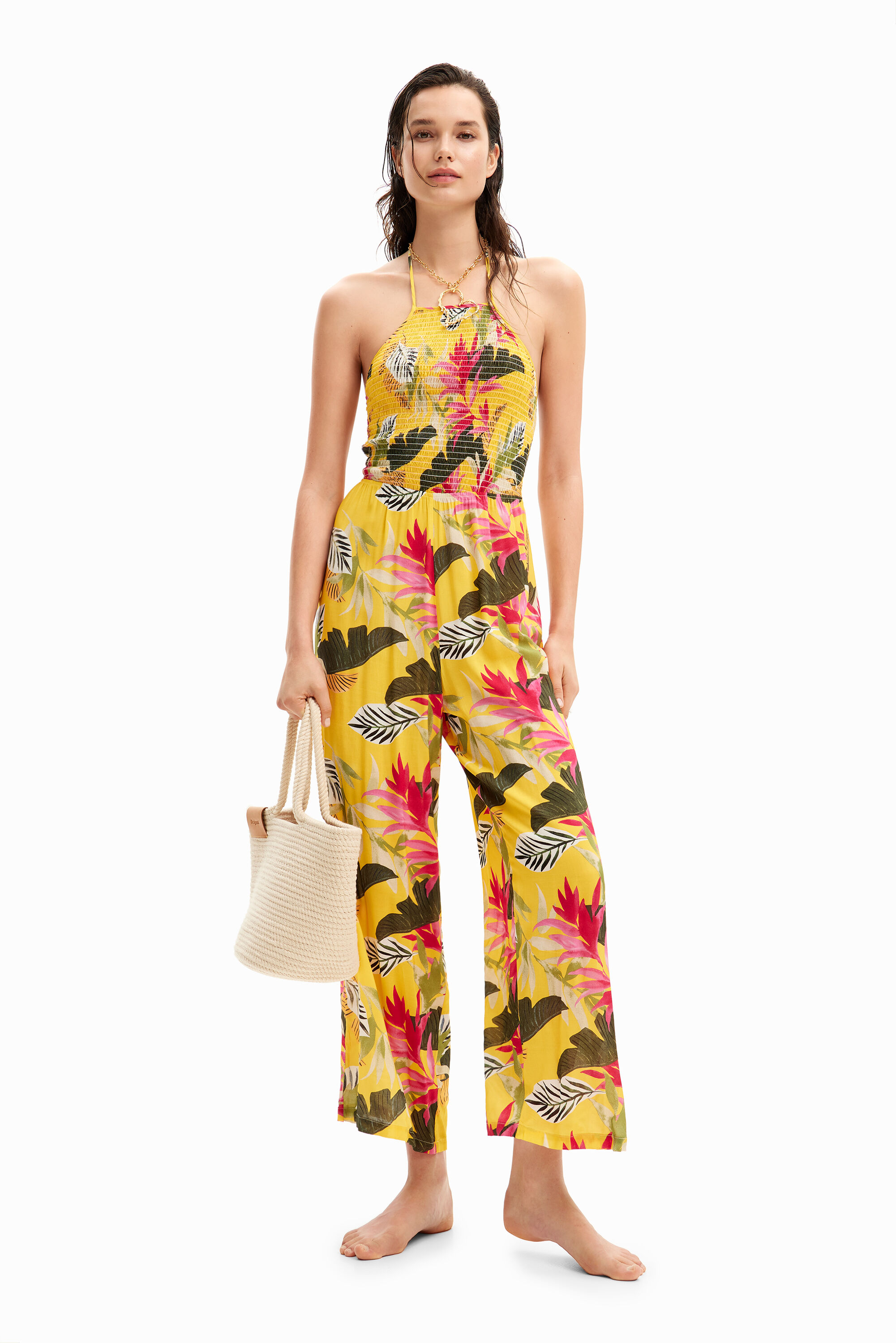 Mono largo halter tropical