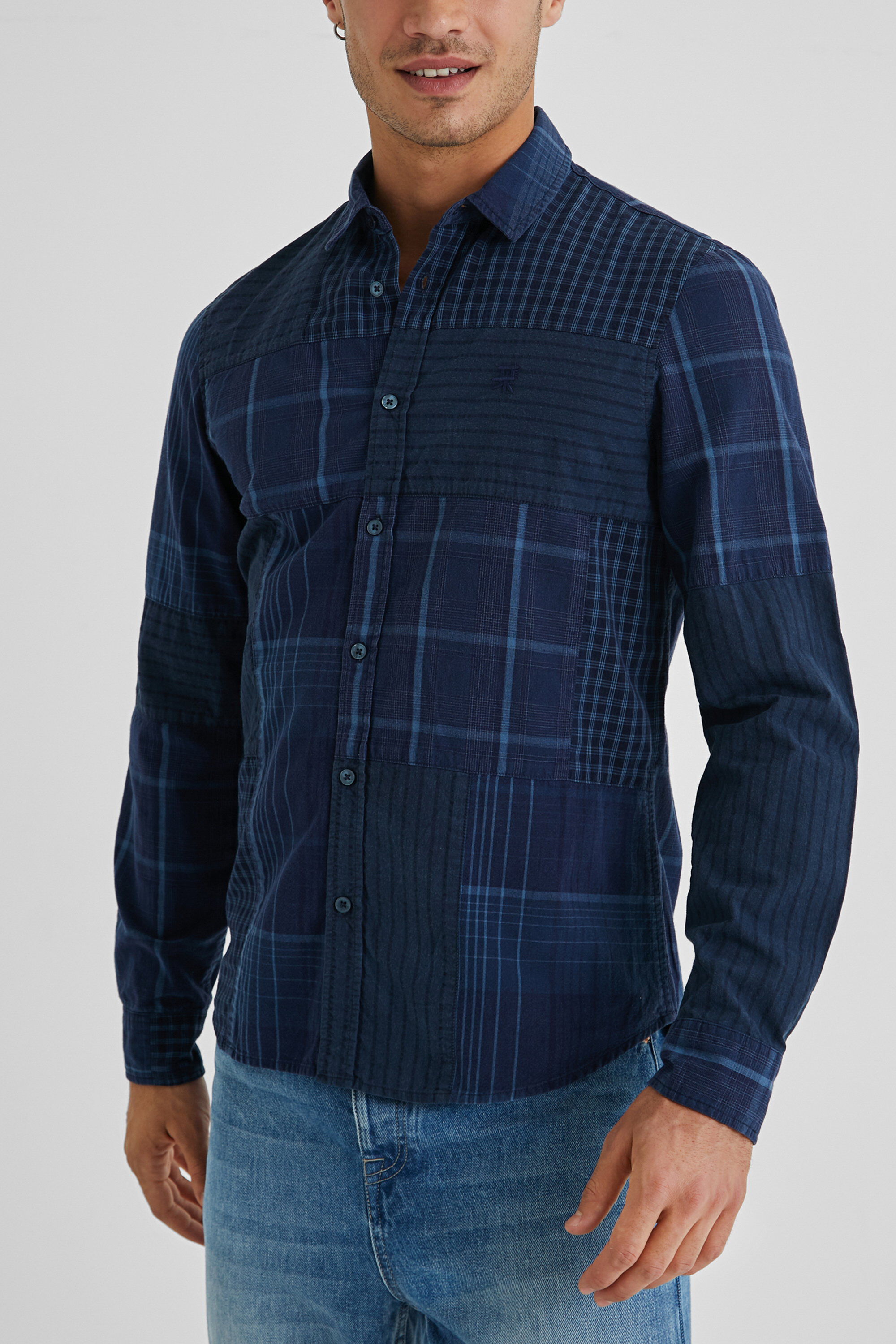 Camisa regular cuadros