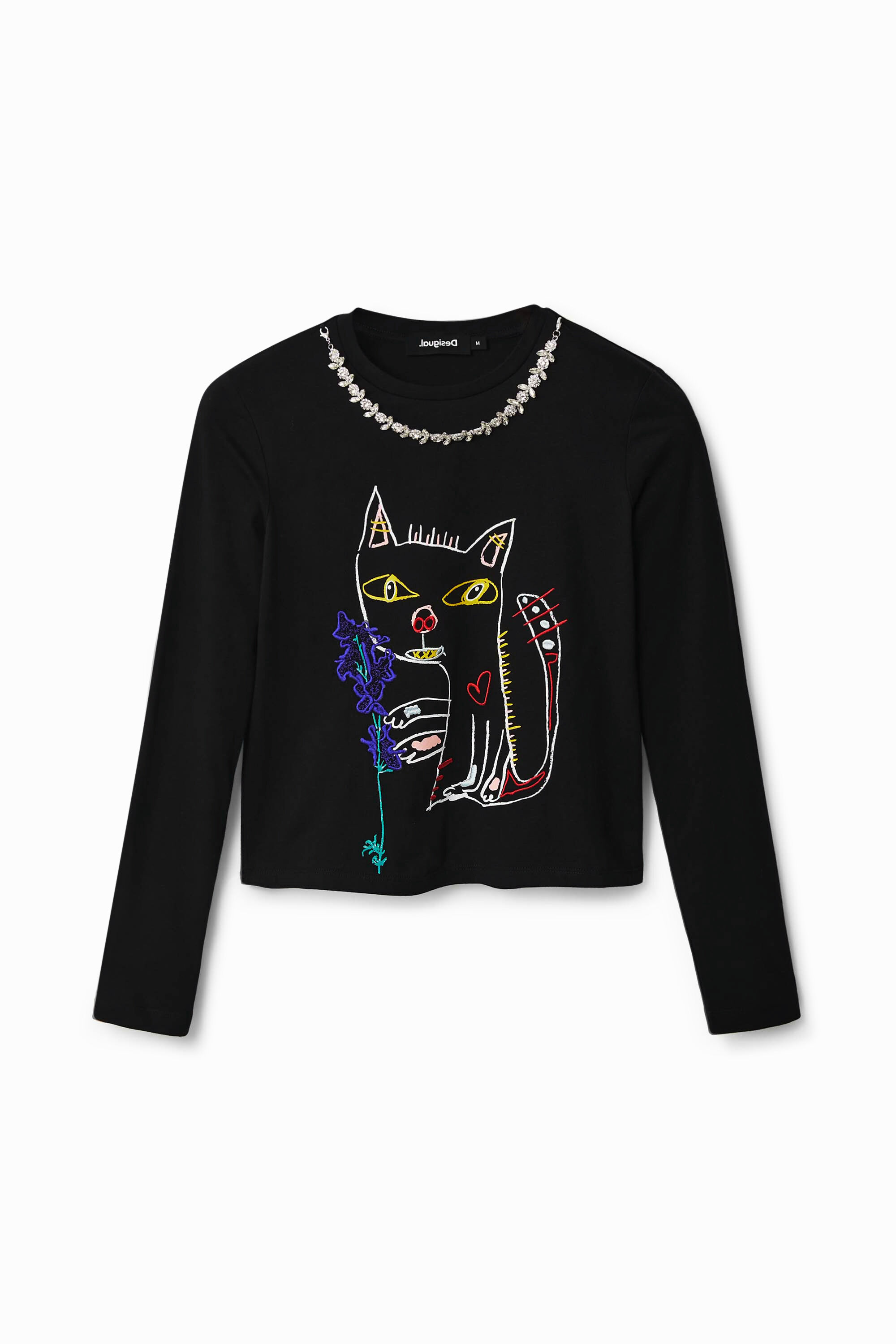 Camiseta arty gato