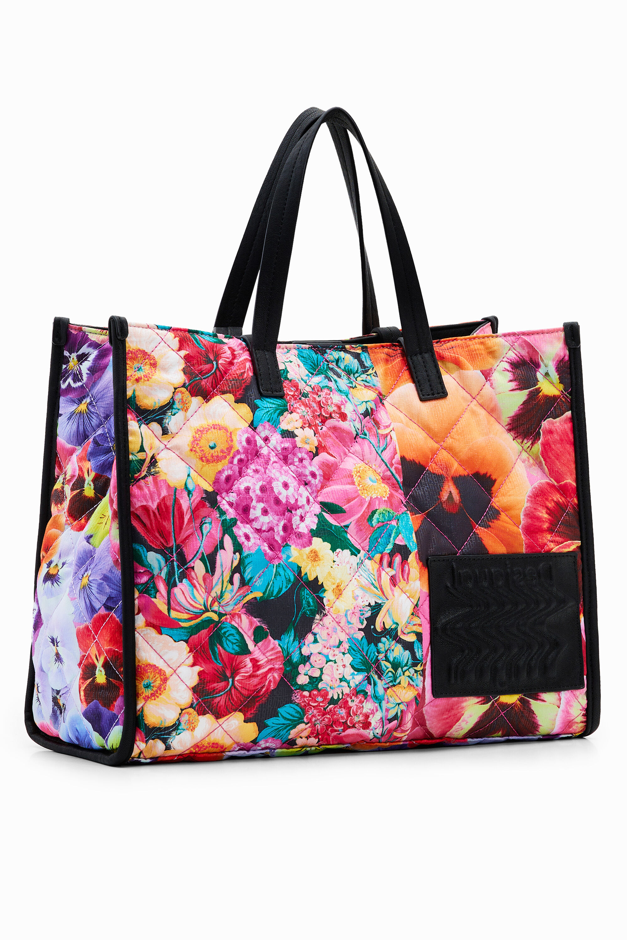 Shopper extra grande patch floral