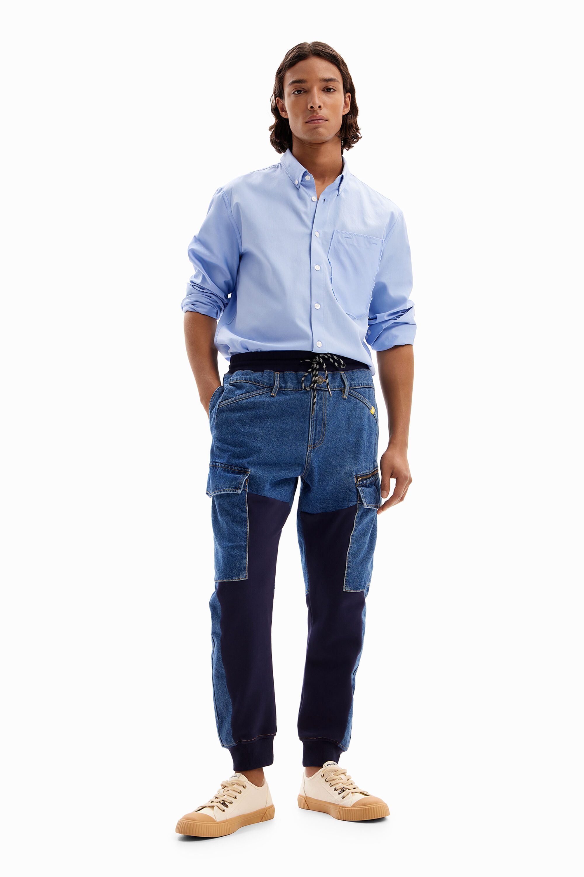 Vaqueros jogger h&iacute;bridos