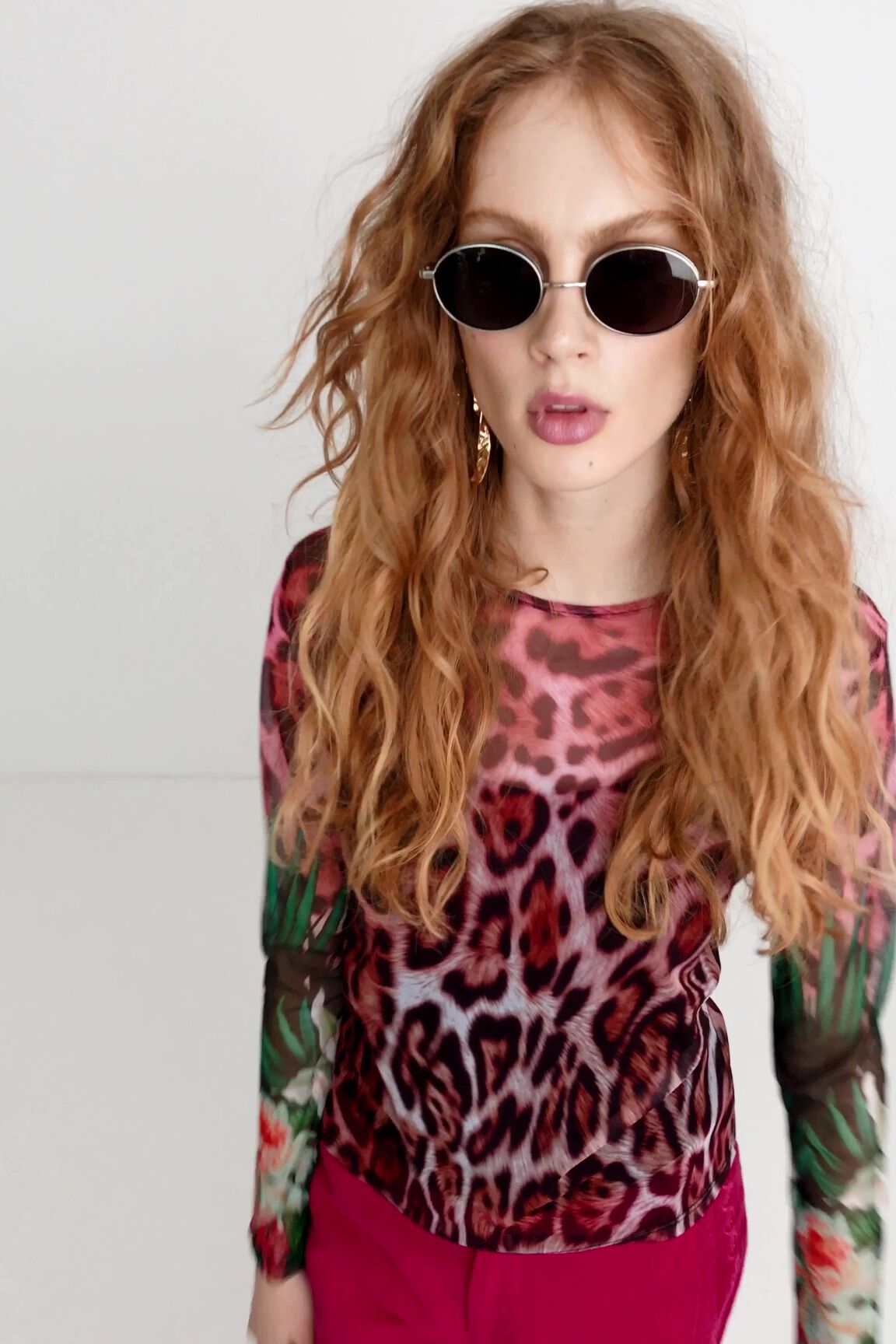 Camiseta estampado leopardo