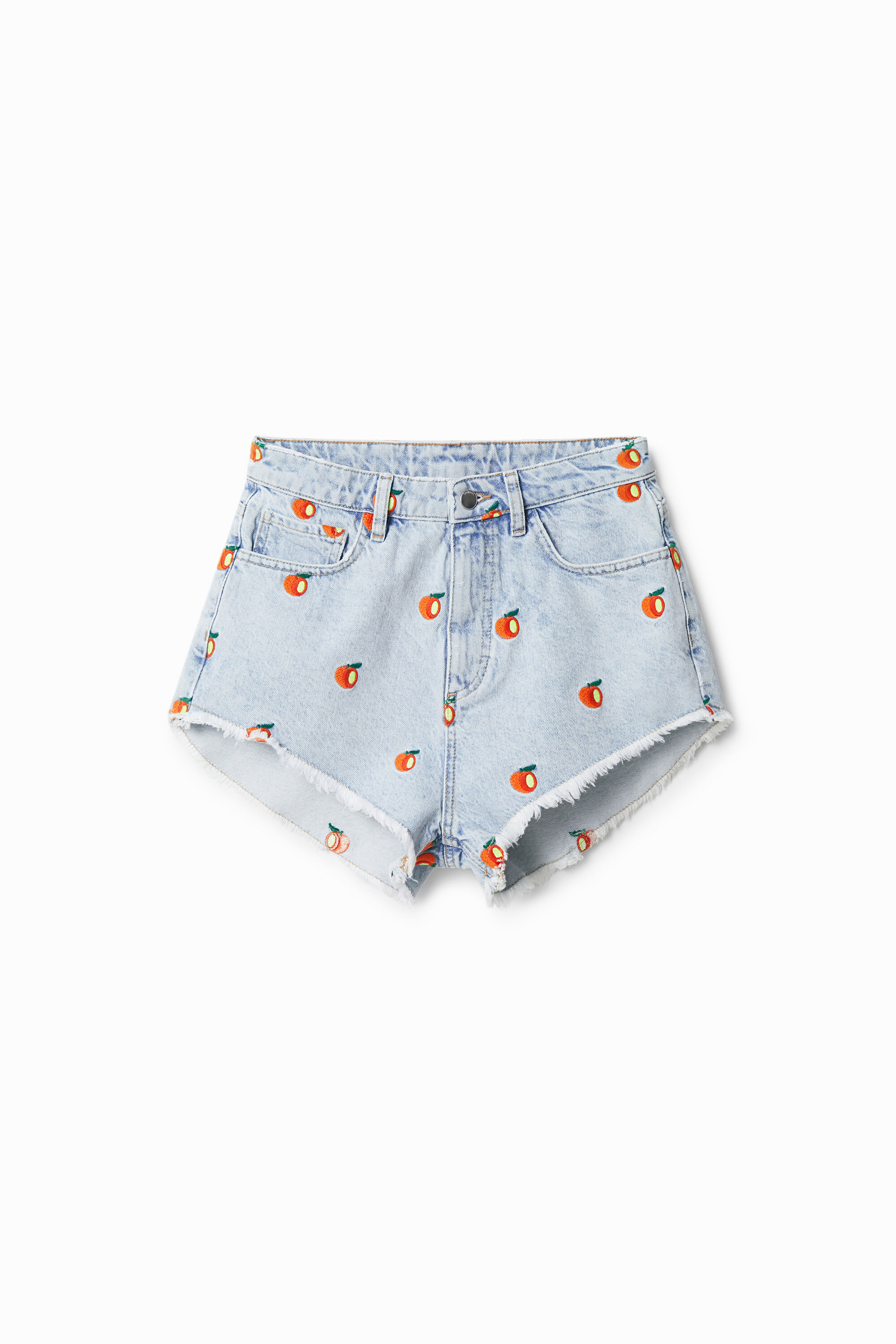 Short vaquero frutas