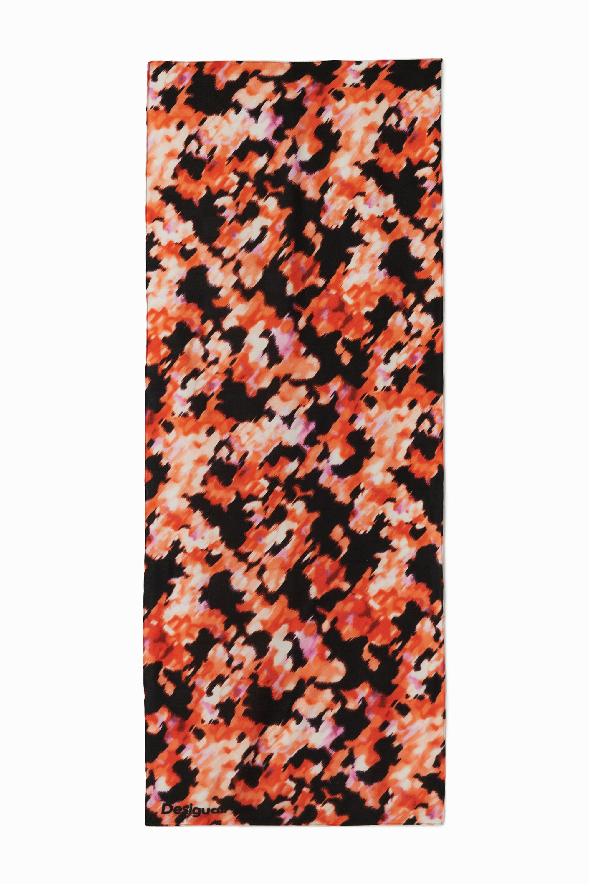 Foulard rectangular abstracto